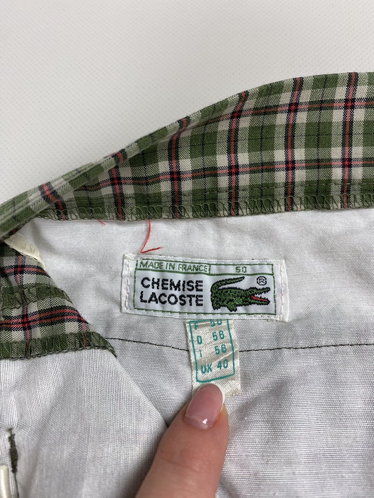 Lacoste Chemise Lacoste vintage men’s checked chino pants trousers Size US 40 / EU 56 - 15 Thumbnail