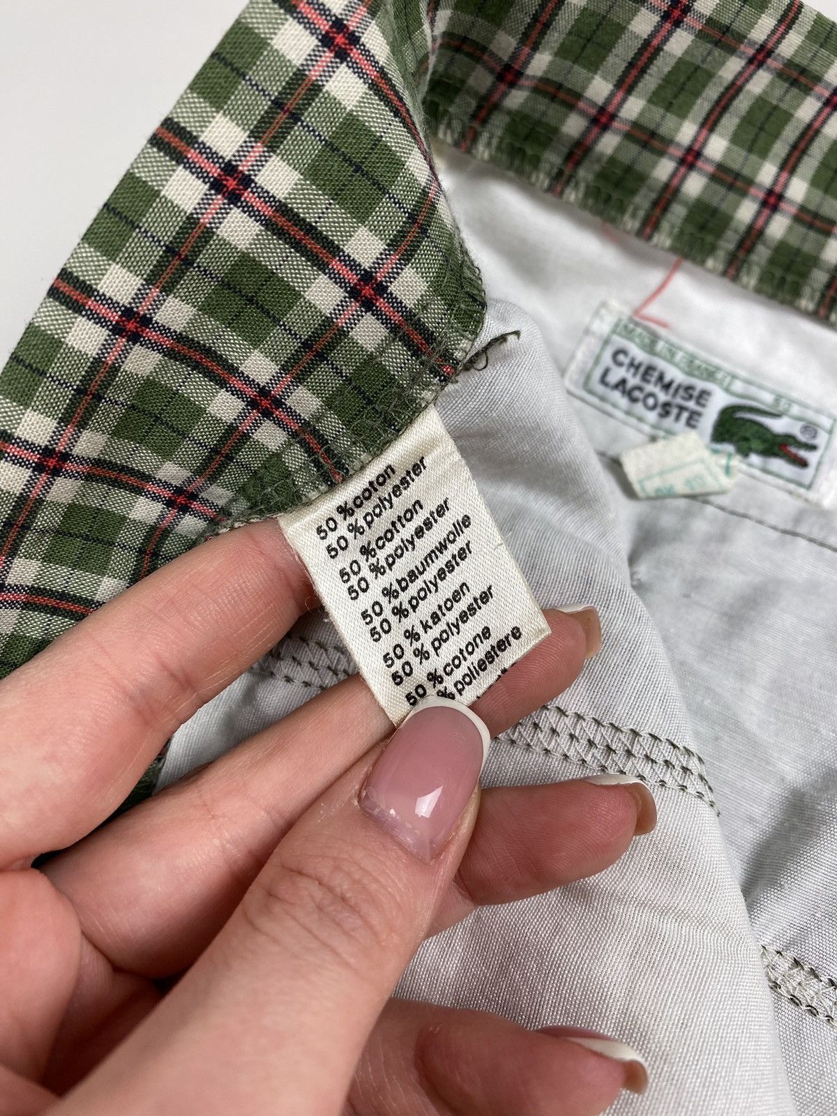 Lacoste Chemise Lacoste vintage men’s checked chino pants trousers Size US 40 / EU 56 - 16 Thumbnail