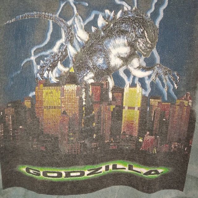 Vintage Vintage Godzilla Tie Dye Movie Horror T-shirt Size US M / EU 48-50 / 2 - 5 Thumbnail