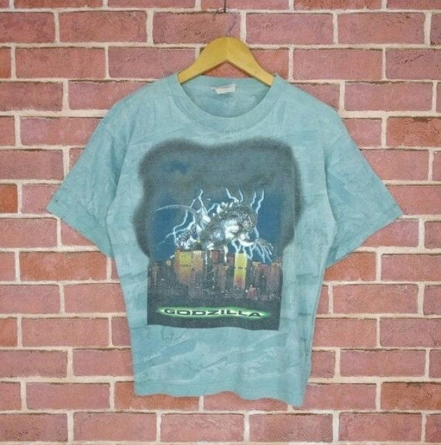 Vintage Vintage Godzilla Tie Dye Movie Horror T-shirt Size US M / EU 48-50 / 2 - 1 Thumbnail
