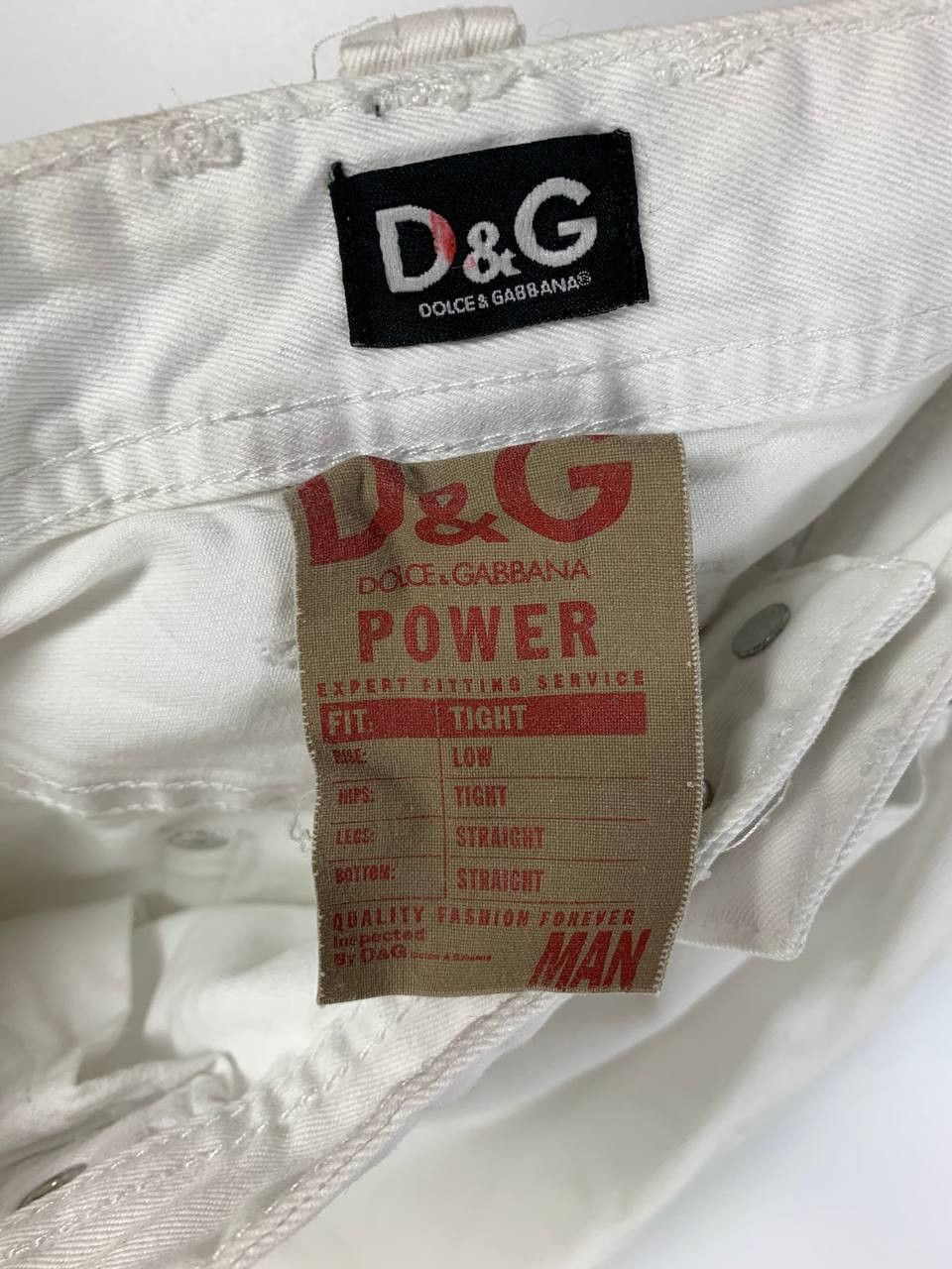 Dolce & Gabbana Dolce & Gabbana jeans white cottonwhite 33 Size US 33 - 14 Thumbnail