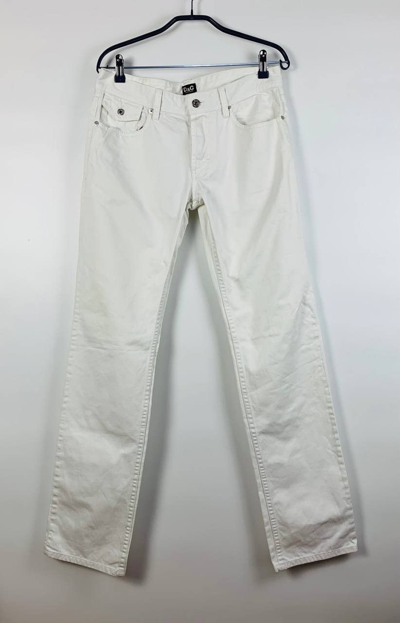 Dolce & Gabbana Dolce & Gabbana jeans white cottonwhite 33 Size US 33 - 1 Thumbnail