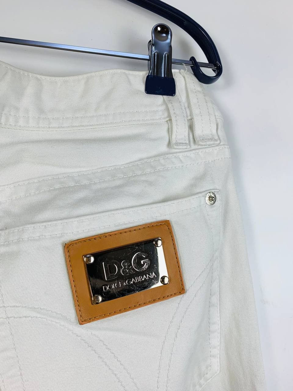 Dolce & Gabbana Dolce & Gabbana jeans white cottonwhite 33 Size US 33 - 12 Thumbnail