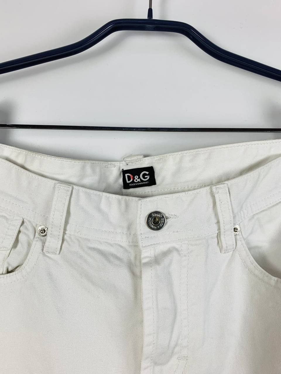 Dolce & Gabbana Dolce & Gabbana jeans white cottonwhite 33 Size US 33 - 2 Thumbnail