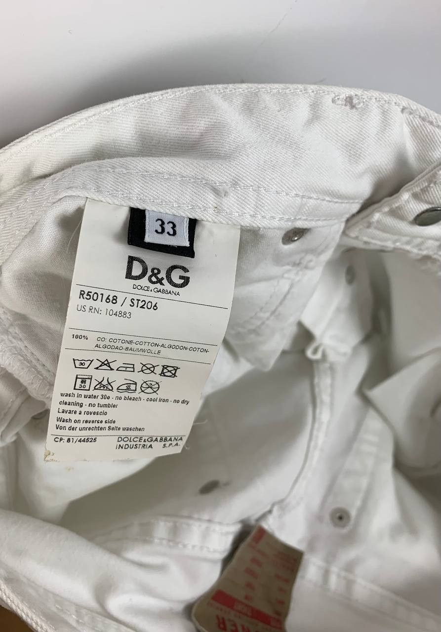 Dolce & Gabbana Dolce & Gabbana jeans white cottonwhite 33 Size US 33 - 15 Thumbnail