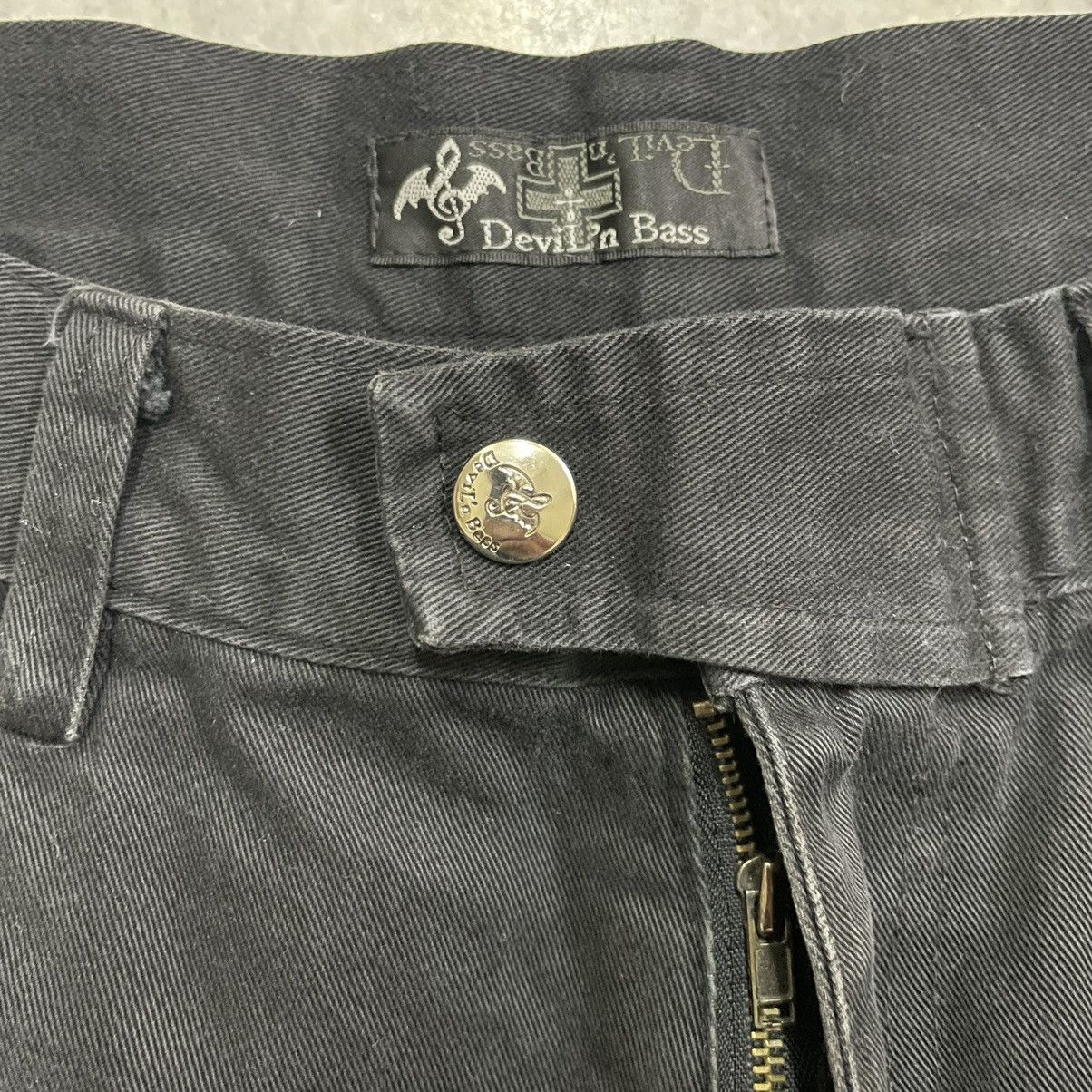 Le Grande Bleu (L.G.B.) Devil N Bass Bondage Punk PantZipped Black Regular Size US 30 / EU 46 - 12 Thumbnail