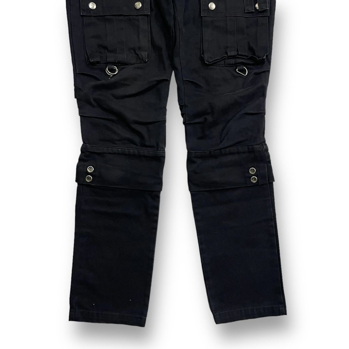 Le Grande Bleu (L.G.B.) Devil N Bass Bondage Punk PantZipped Black Regular Size US 30 / EU 46 - 6 Thumbnail