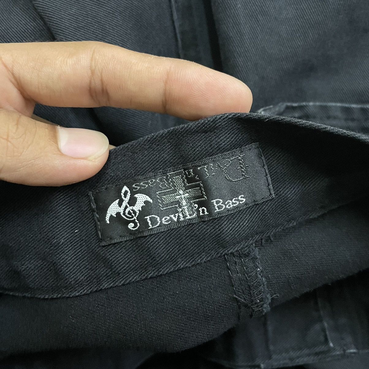Le Grande Bleu (L.G.B.) Devil N Bass Bondage Punk PantZipped Black Regular Size US 30 / EU 46 - 10 Thumbnail