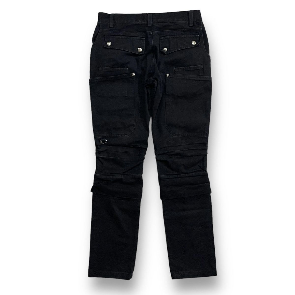Le Grande Bleu (L.G.B.) Devil N Bass Bondage Punk PantZipped Black Regular Size US 30 / EU 46 - 7 Thumbnail