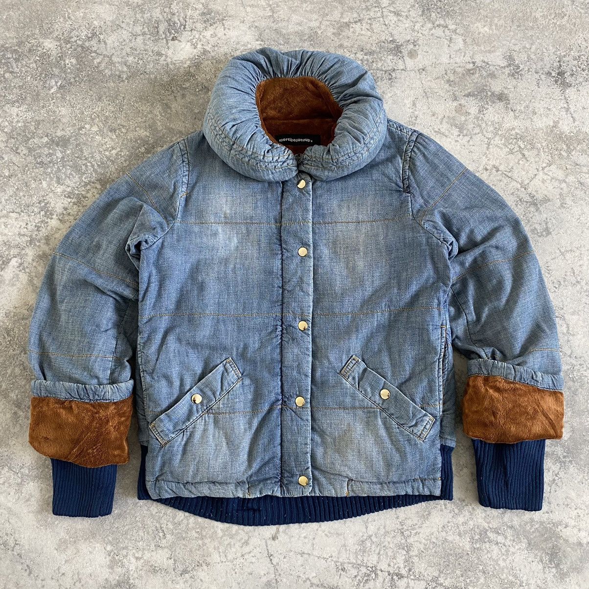 Issey Miyake Mercibeaucoup Issey Miyake Pillow Collar Fur lined Jacket Size US S / EU 44-46 / 1 - 4 Thumbnail