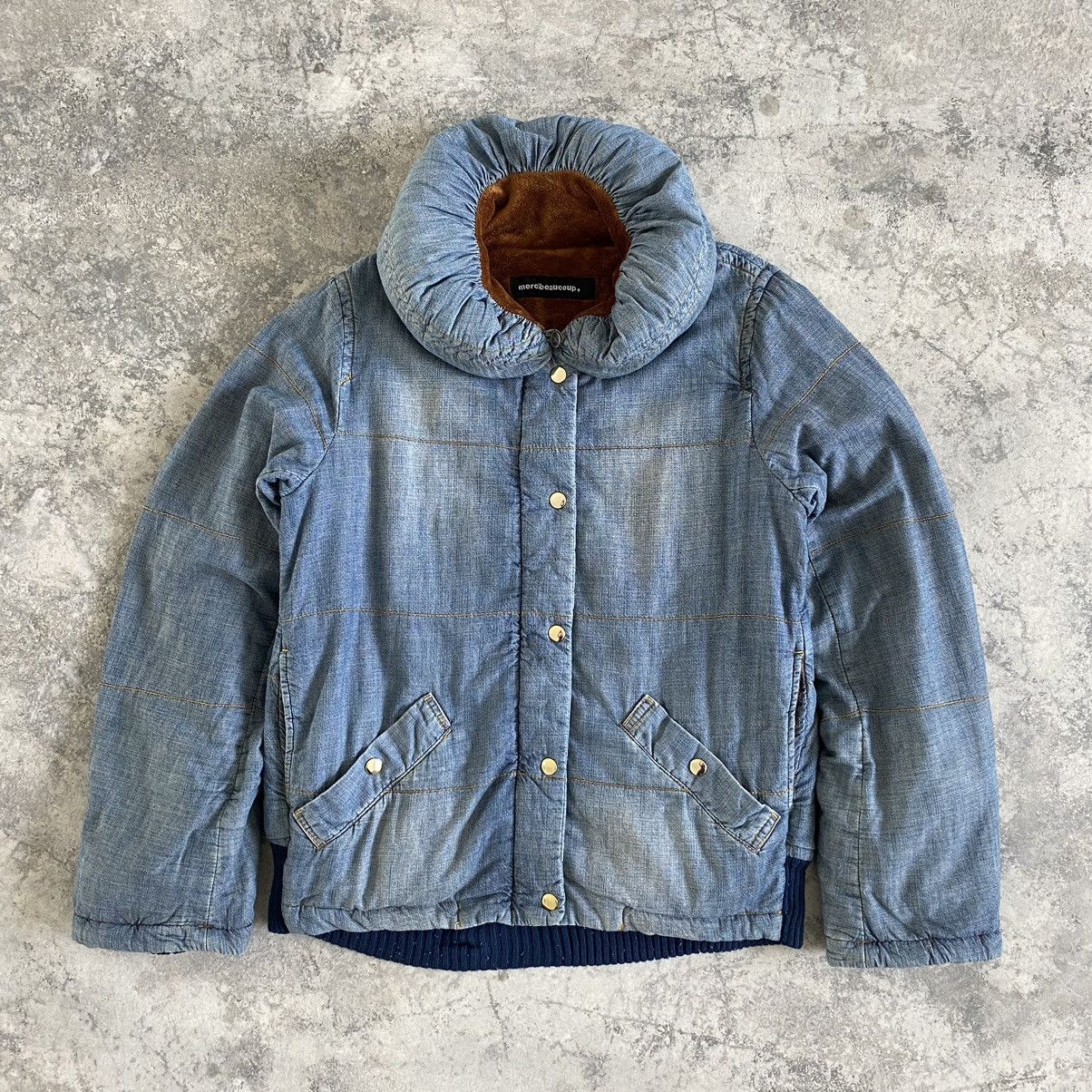 Issey Miyake Mercibeaucoup Issey Miyake Pillow Collar Fur lined Jacket Size US S / EU 44-46 / 1 - 9 Thumbnail