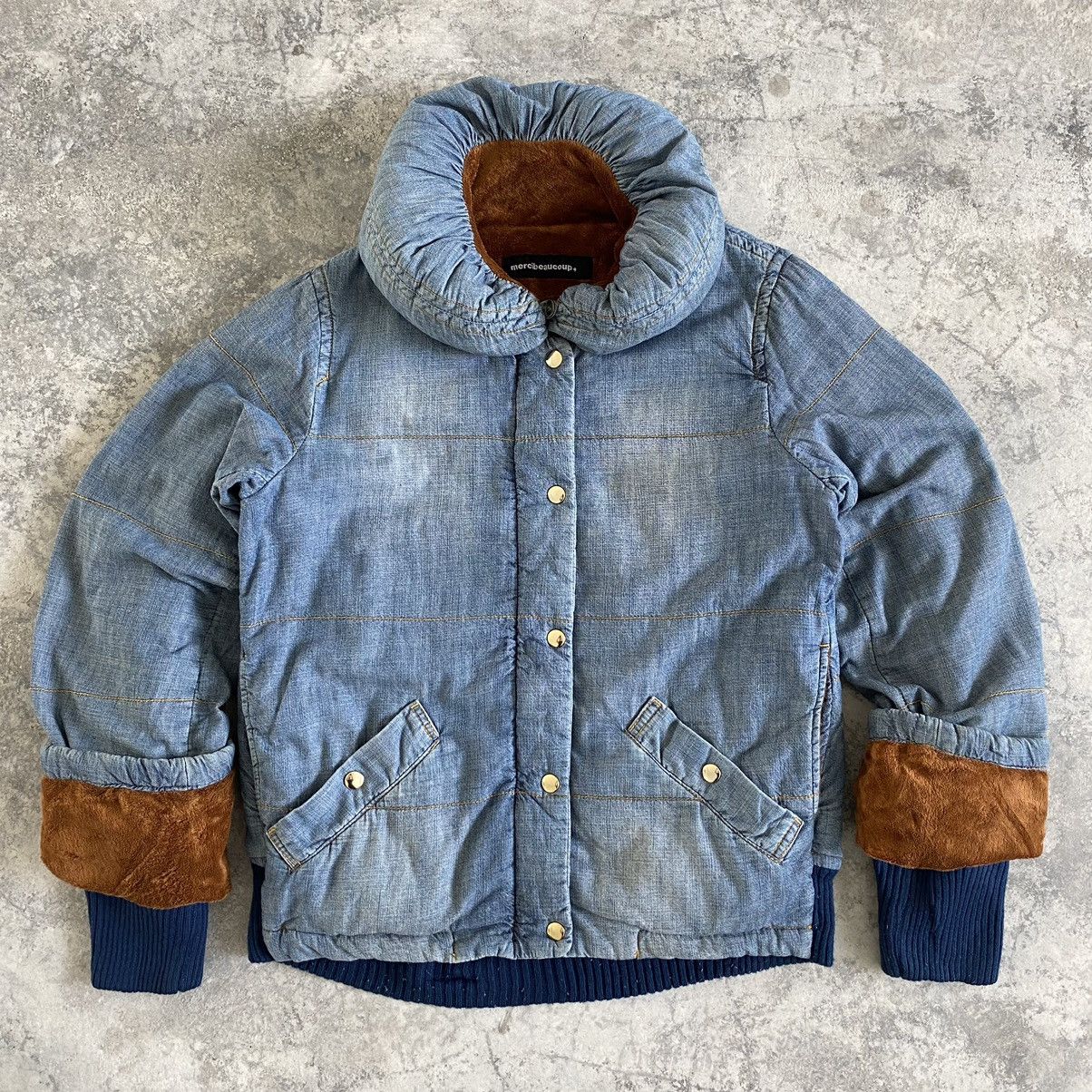 Issey Miyake Mercibeaucoup Issey Miyake Pillow Collar Fur lined Jacket Size US S / EU 44-46 / 1 - 6 Thumbnail