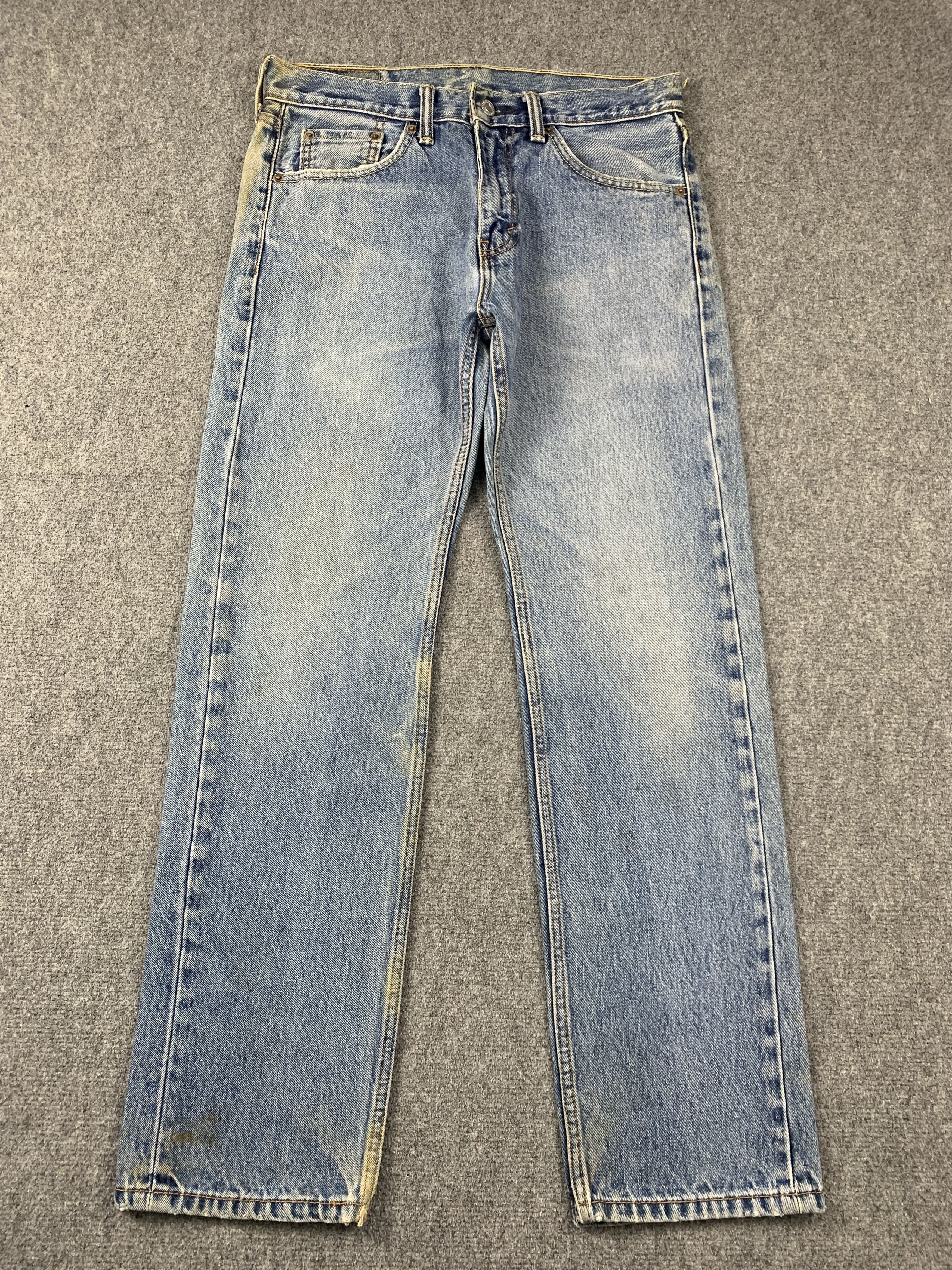 Levi's × Vintage Vintage Levis 505 Faded Blue Jeans Size US 30 / EU 46 - 1 Thumbnail