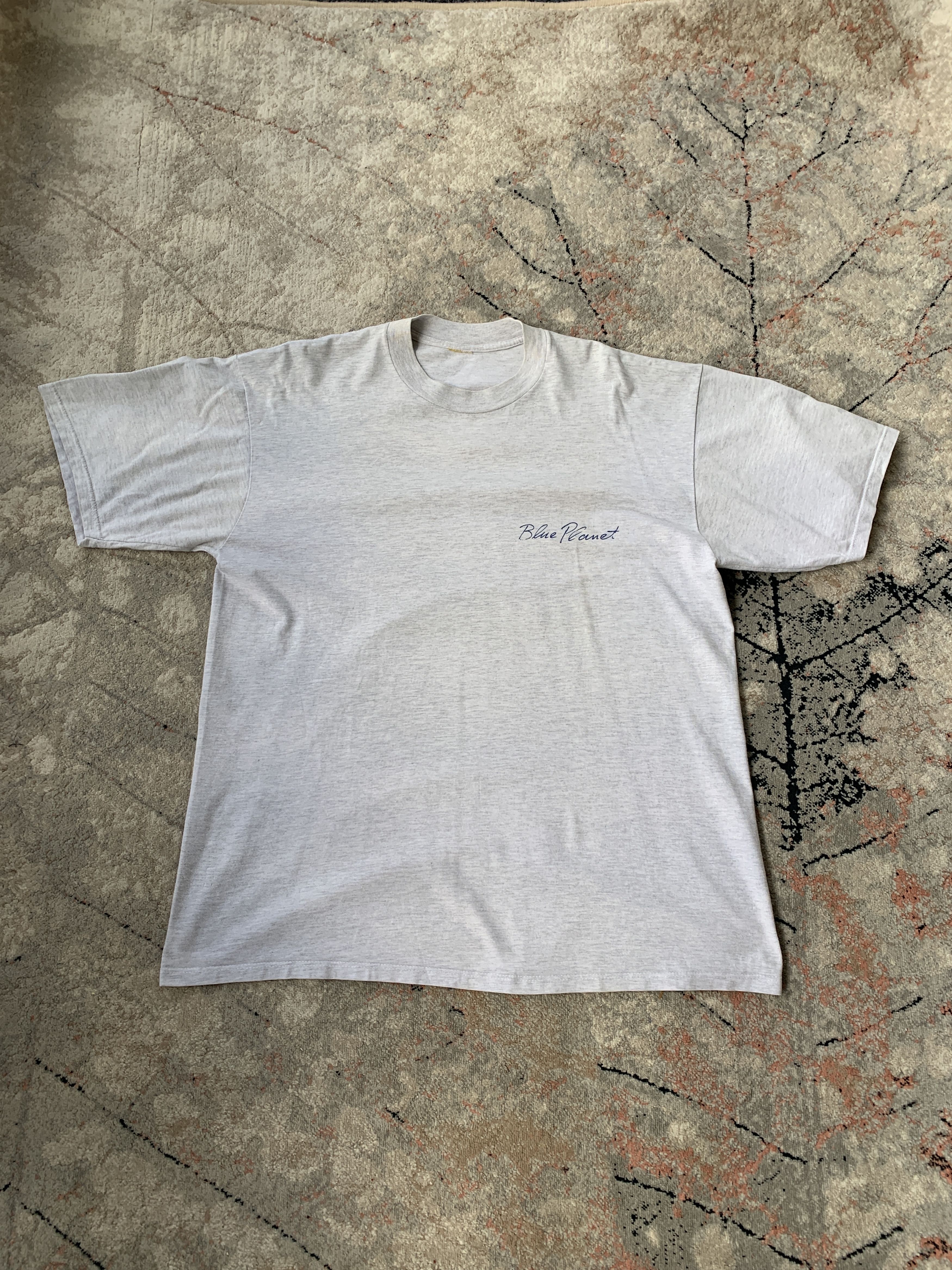 Vintage Blue Planet Vintage Tee Size US XL / EU 56 / 4 - 2 Thumbnail