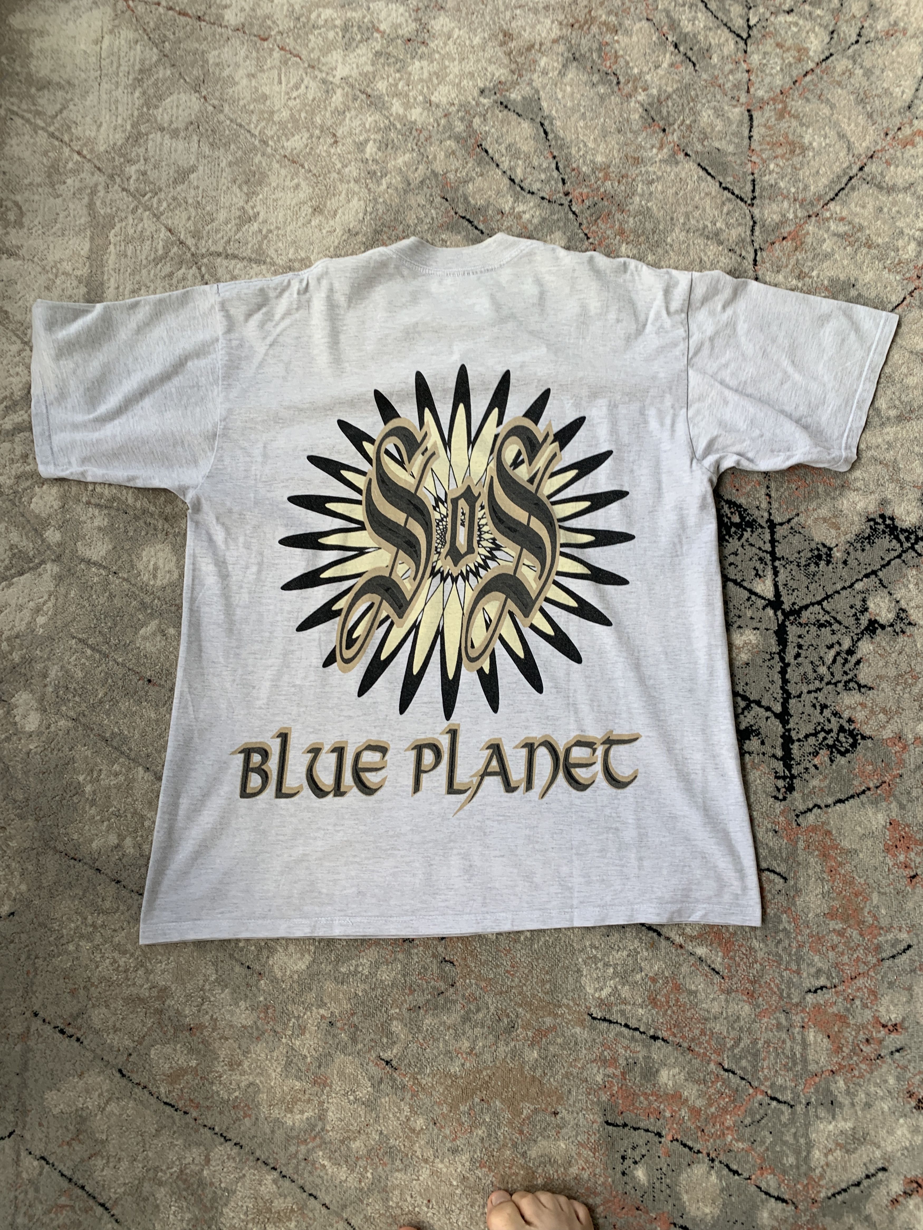 Vintage Blue Planet Vintage Tee Size US XL / EU 56 / 4 - 1 Thumbnail