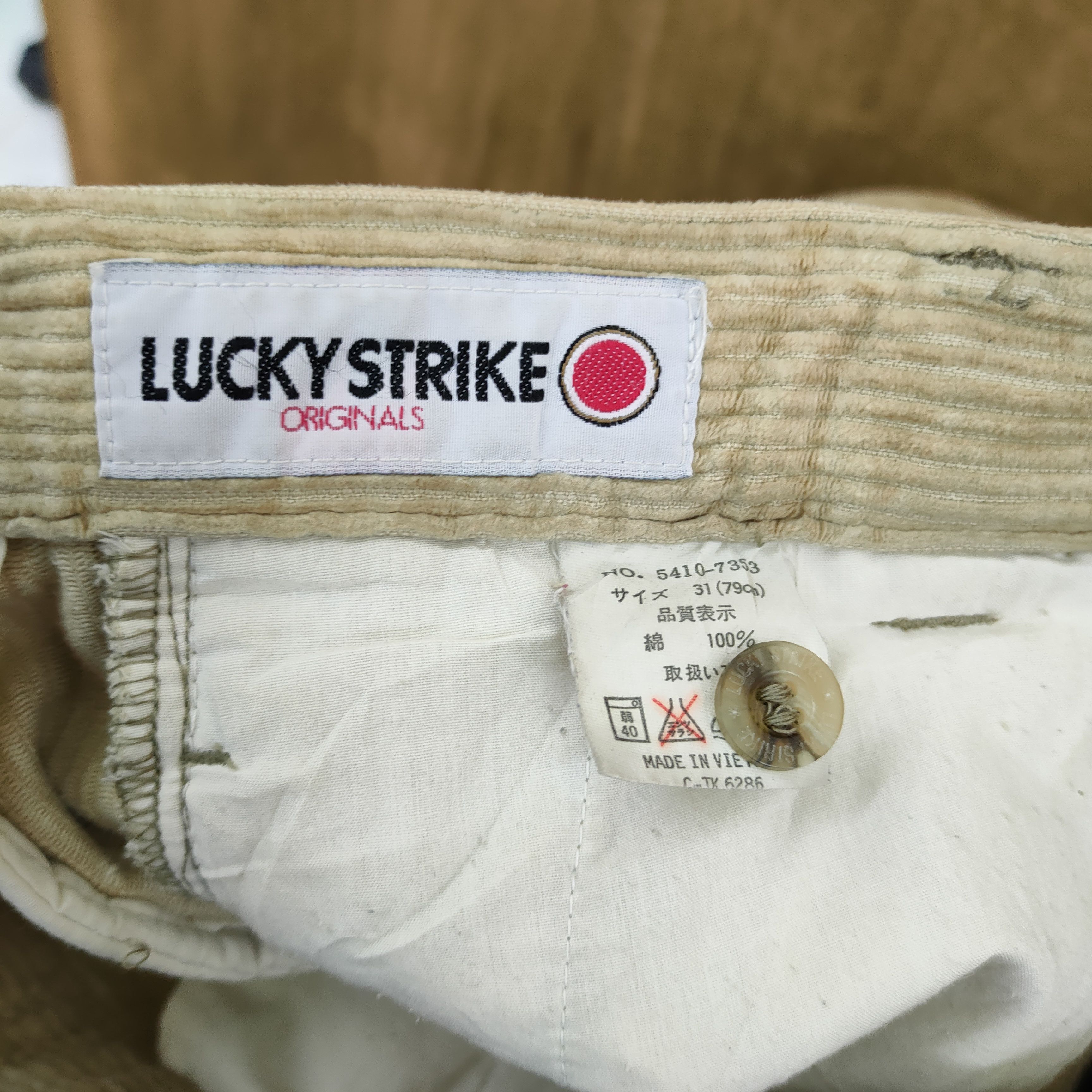 Lucky Brand LUCKY STRIKE FADED RUSTY CORDUROY PANTS Size US 30 / EU 46 - 11 Thumbnail