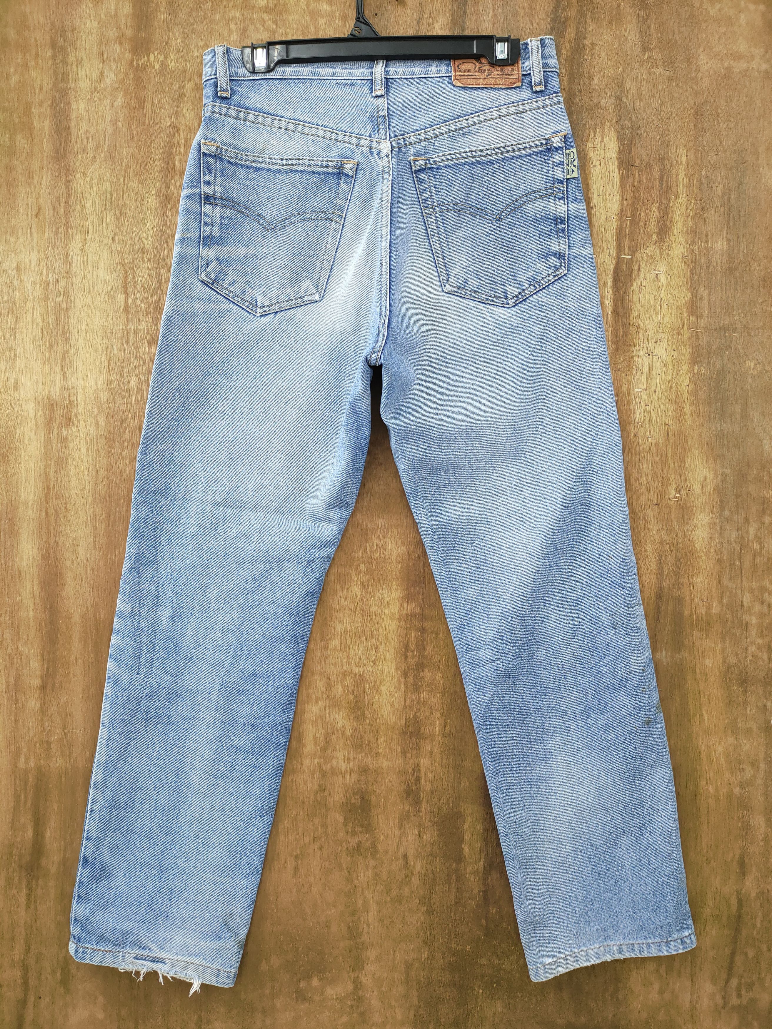 Uniqlo VINTAGE 90' UNIQLO WAREHOUSE FADED RIPPED DENIM JEANS PANTS Size US 30 / EU 46 - 10 Thumbnail