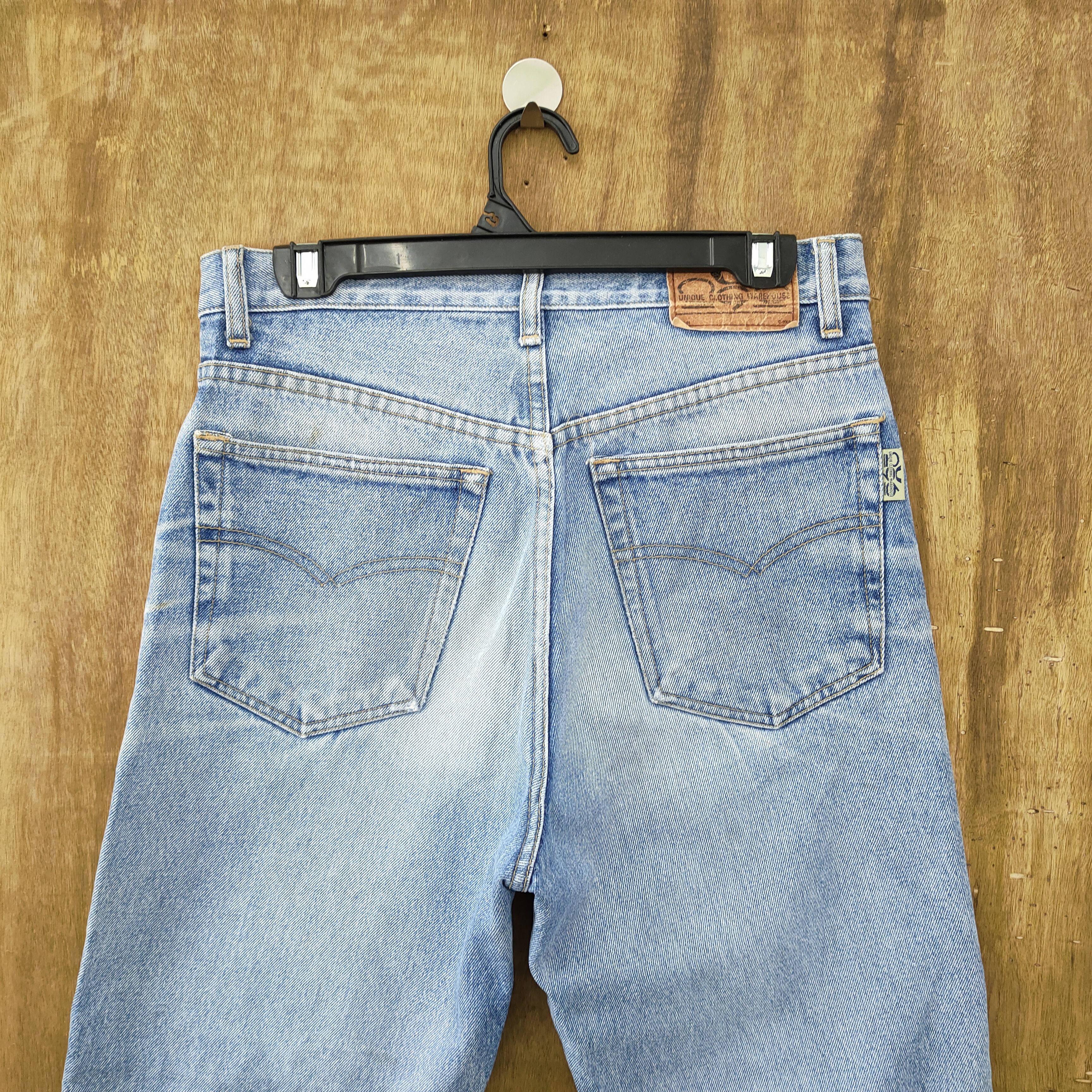 Uniqlo VINTAGE 90' UNIQLO WAREHOUSE FADED RIPPED DENIM JEANS PANTS Size US 30 / EU 46 - 11 Thumbnail