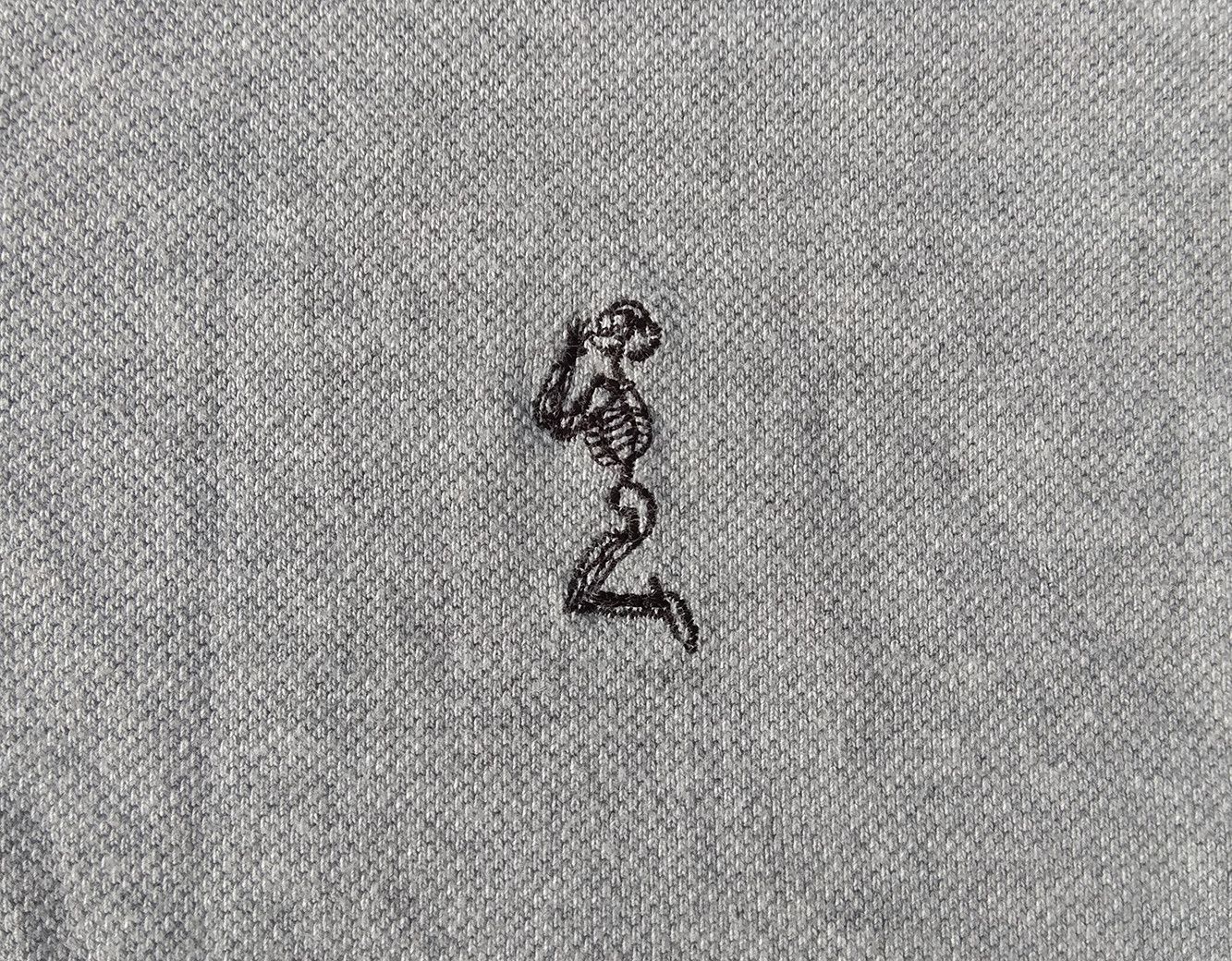 Other RELIGION longsleeve polo skeleton and cross on the back Size US L / EU 52-54 / 3 - 3 Thumbnail