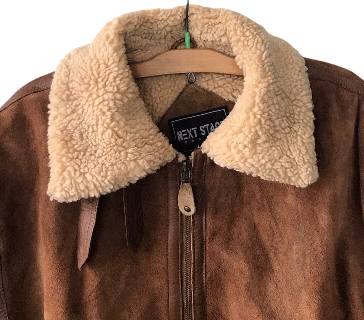 Vintage Next stage Sherpa leather jacket Size US L / EU 52-54 / 3 - 2 Thumbnail