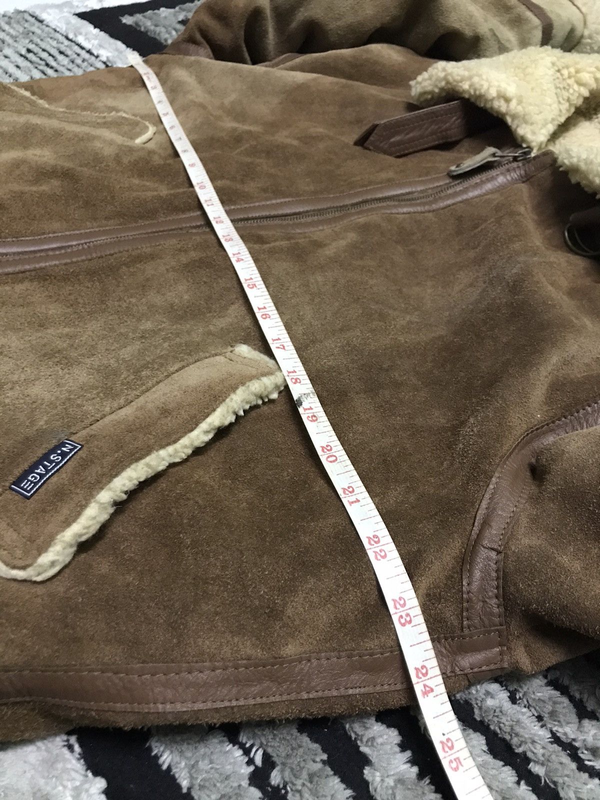 Vintage Next stage Sherpa leather jacket Size US L / EU 52-54 / 3 - 8 Thumbnail