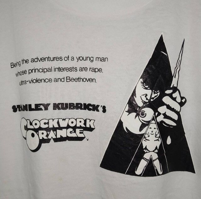 Vintage Vintage 90s Clockwork Orange Crime Film Movie Shirt Size US S / EU 44-46 / 1 - 3 Thumbnail