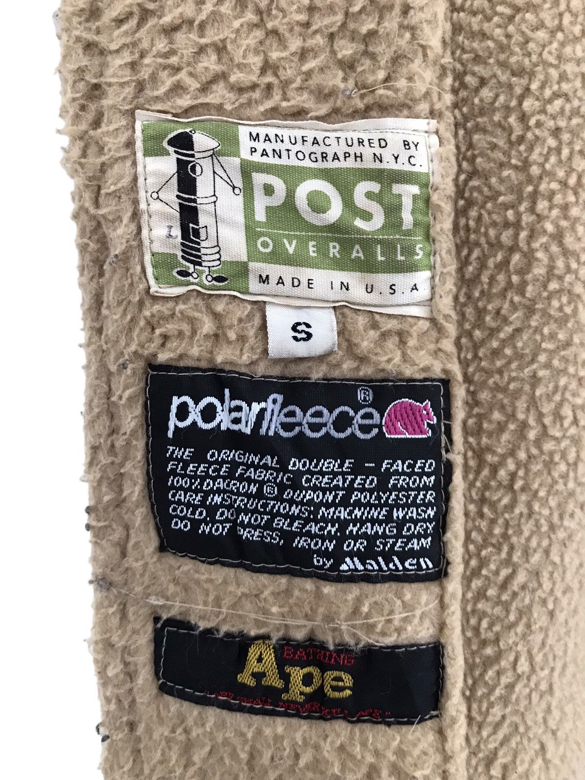Bape Bape x Post Overalls Fleece Long Duffle Coat Size US S / EU 44-46 / 1 - 6 Thumbnail