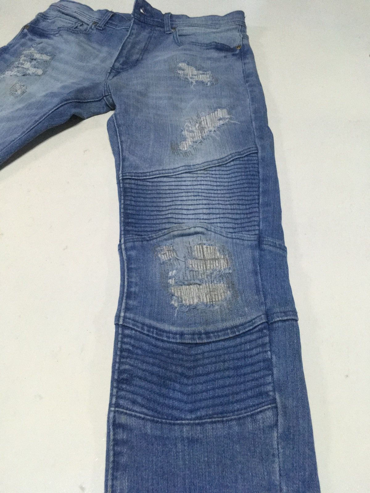 Japanese Brand × Vintage Vintage imp skinny motorcycle distressed jeans japan Size US 29 - 7 Thumbnail