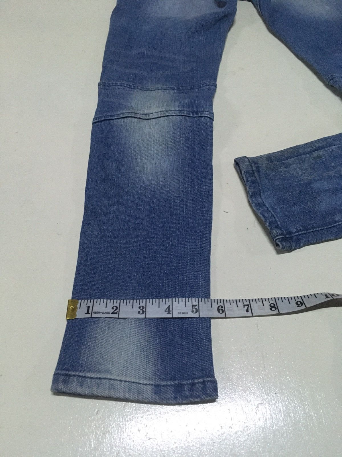 Japanese Brand × Vintage Vintage imp skinny motorcycle distressed jeans japan Size US 29 - 8 Thumbnail