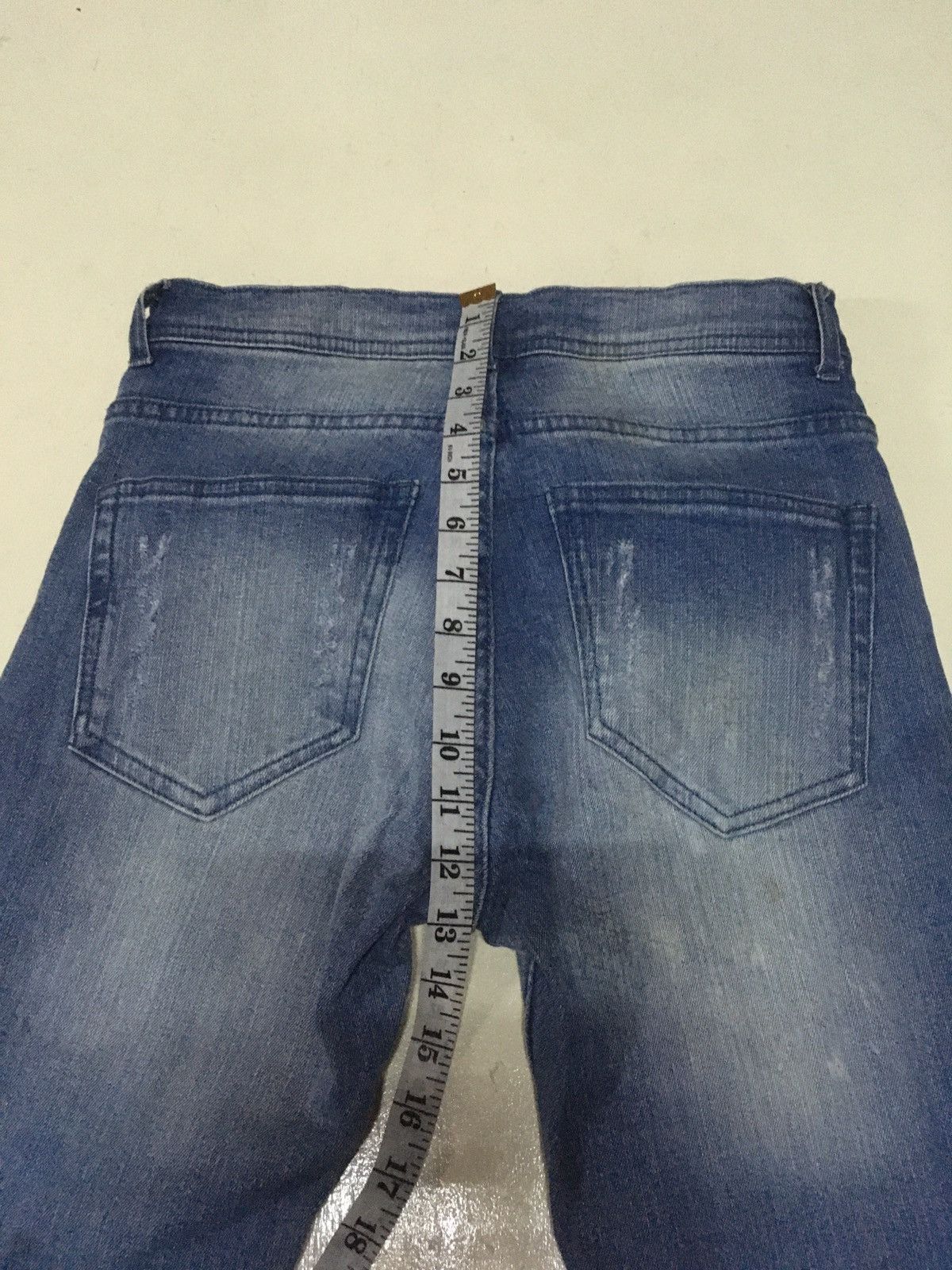 Japanese Brand × Vintage Vintage imp skinny motorcycle distressed jeans japan Size US 29 - 5 Thumbnail