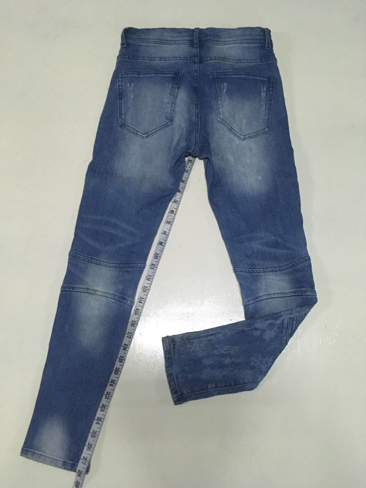 Japanese Brand × Vintage Vintage imp skinny motorcycle distressed jeans japan Size US 29 - 3 Thumbnail