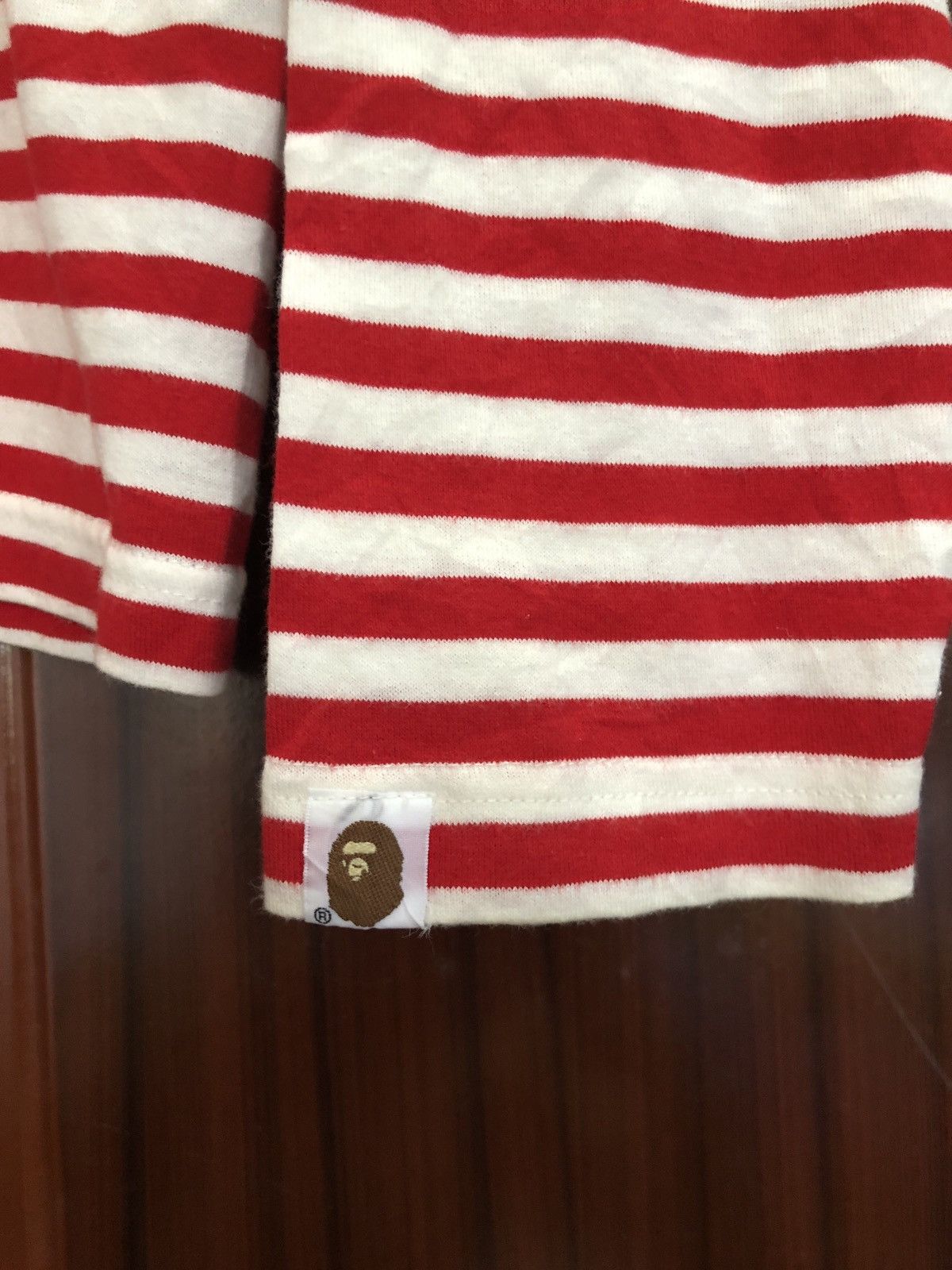Bape Striped Long Sleeve Tee Size US M / EU 48-50 / 2 - 3 Thumbnail
