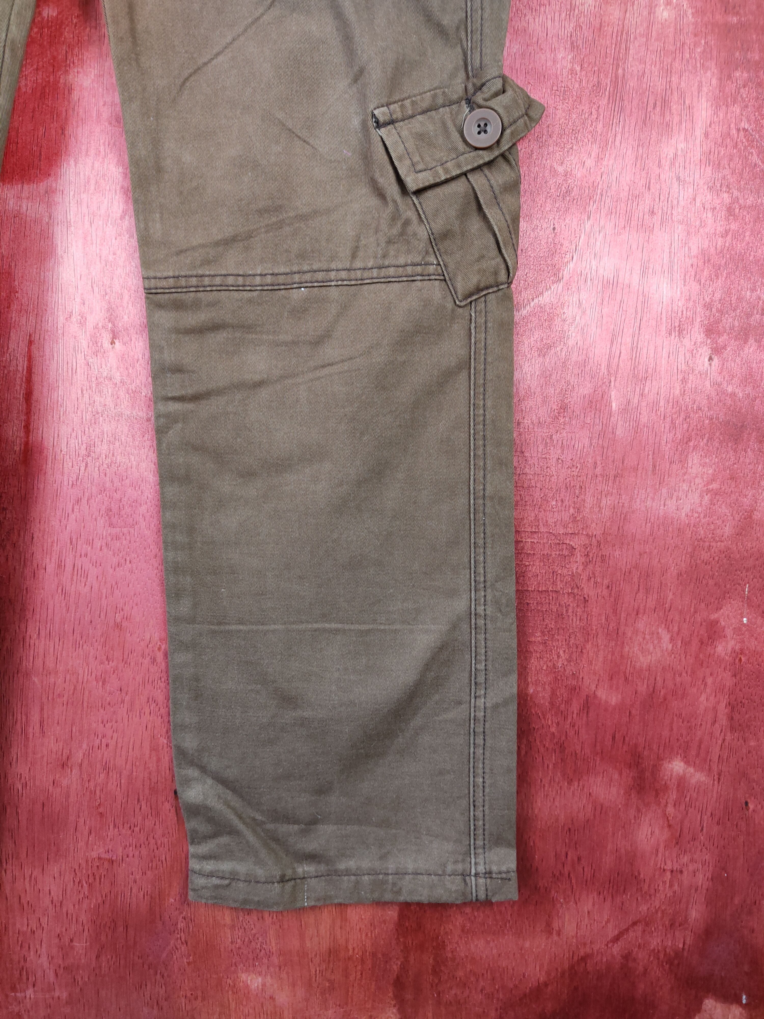 Japanese Brand Japanese Brand Dark Brown Multi Pocket Tactical Pants #S558 Size US 32 / EU 48 - 6 Thumbnail