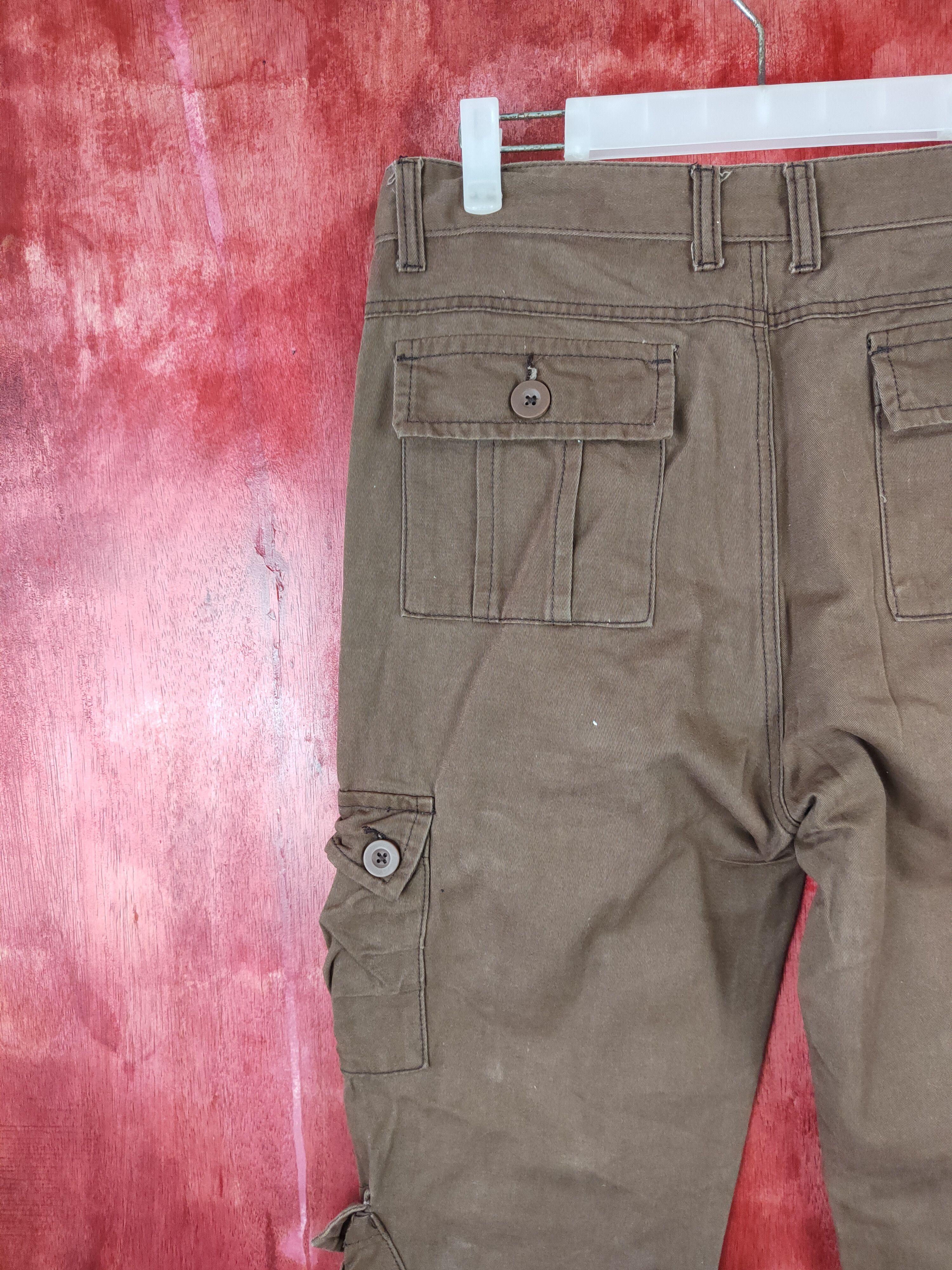 Japanese Brand Japanese Brand Dark Brown Multi Pocket Tactical Pants #S558 Size US 32 / EU 48 - 8 Thumbnail