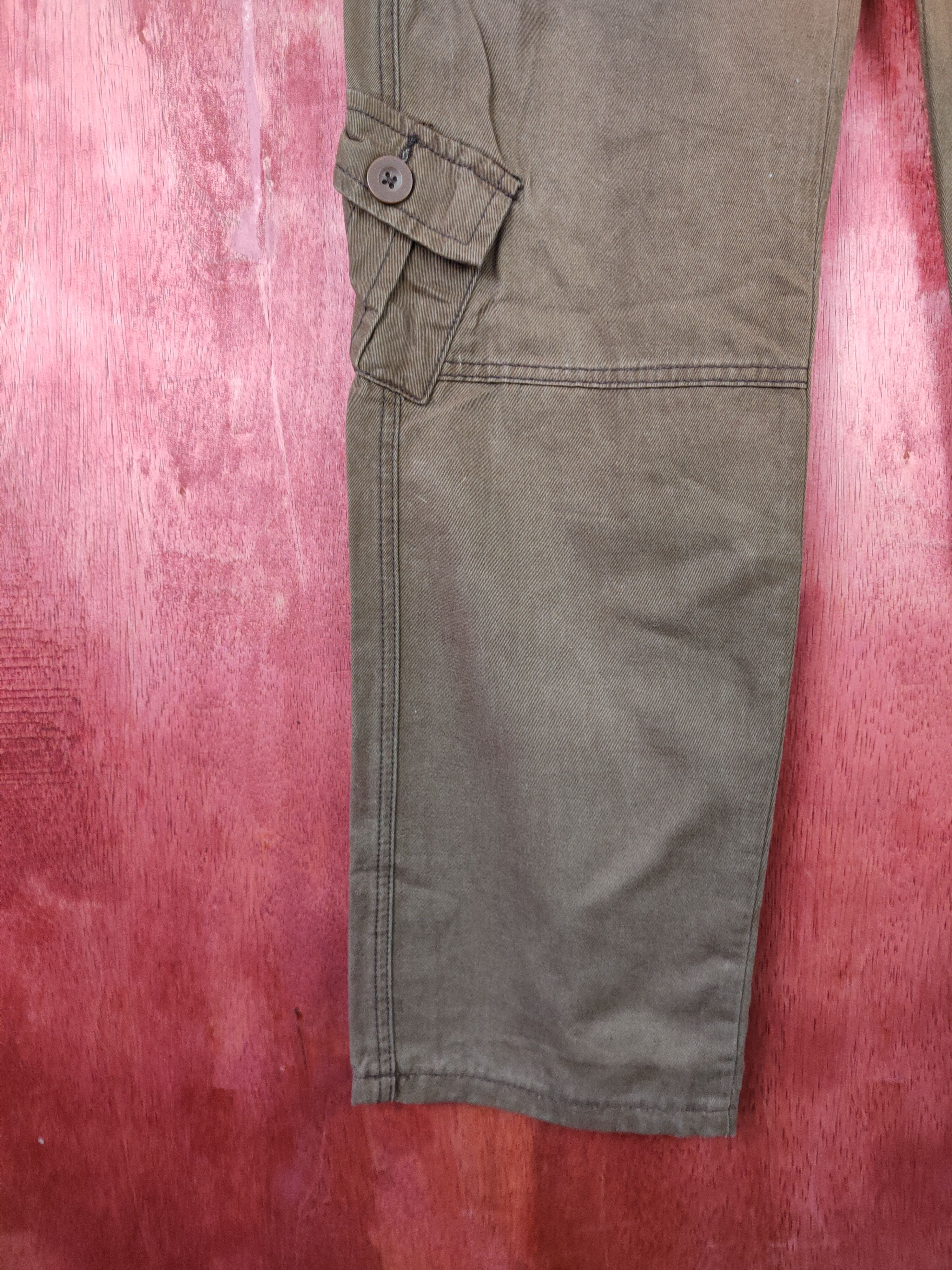 Japanese Brand Japanese Brand Dark Brown Multi Pocket Tactical Pants #S558 Size US 32 / EU 48 - 4 Thumbnail