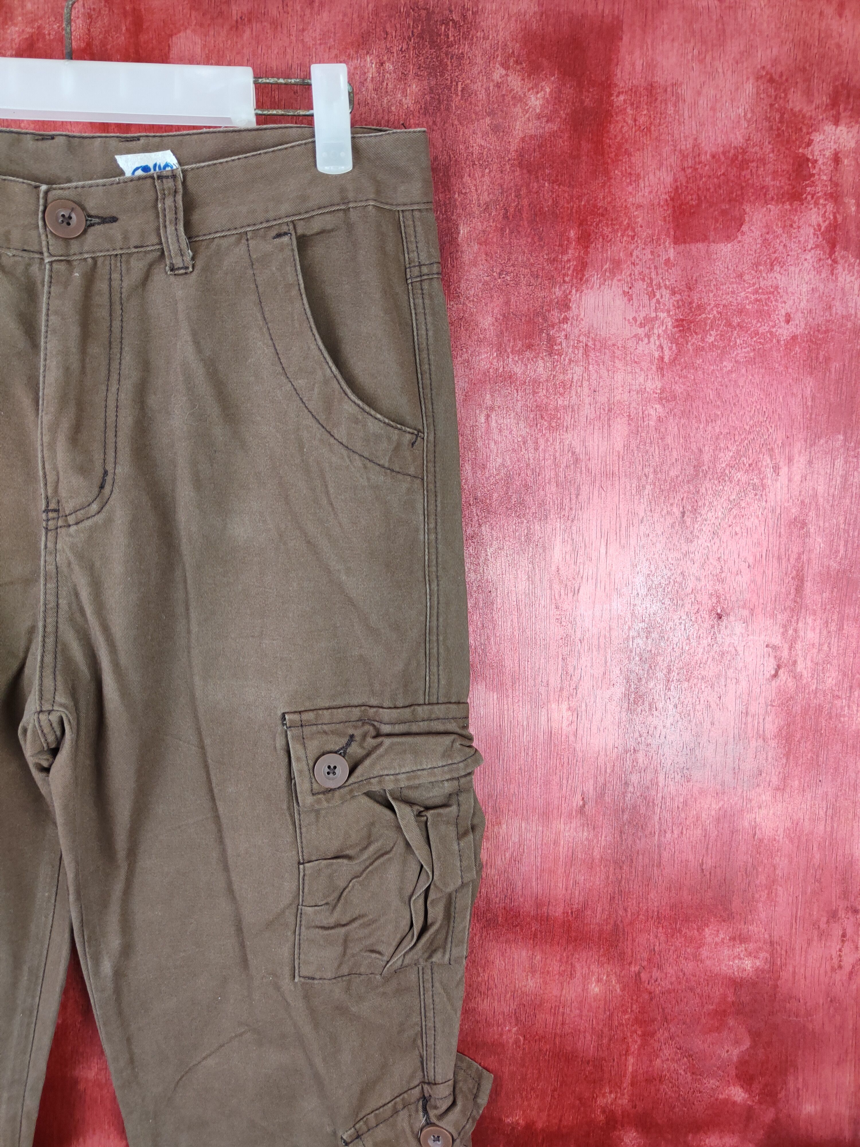 Japanese Brand Japanese Brand Dark Brown Multi Pocket Tactical Pants #S558 Size US 32 / EU 48 - 5 Thumbnail