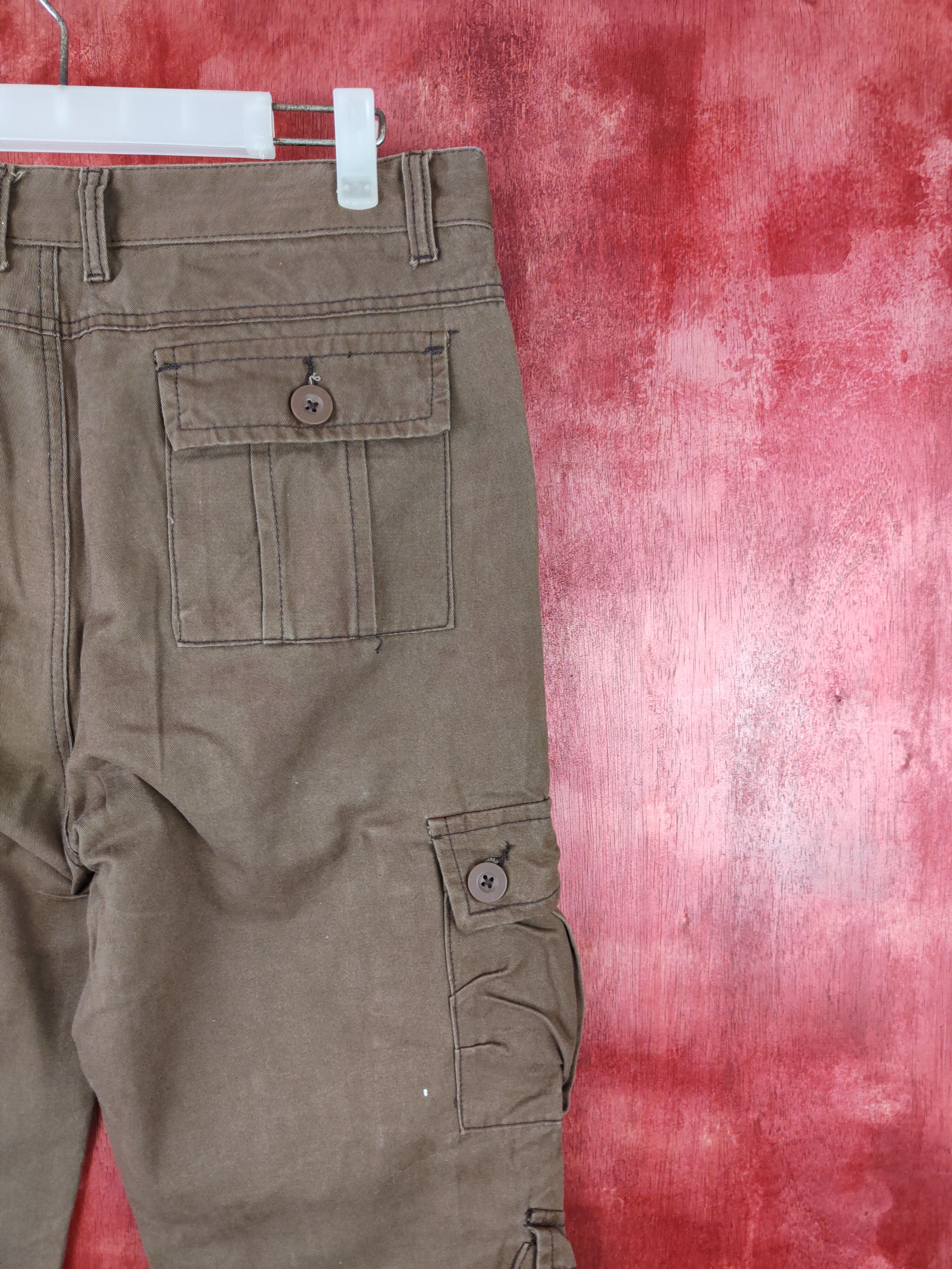 Japanese Brand Japanese Brand Dark Brown Multi Pocket Tactical Pants #S558 Size US 32 / EU 48 - 10 Thumbnail