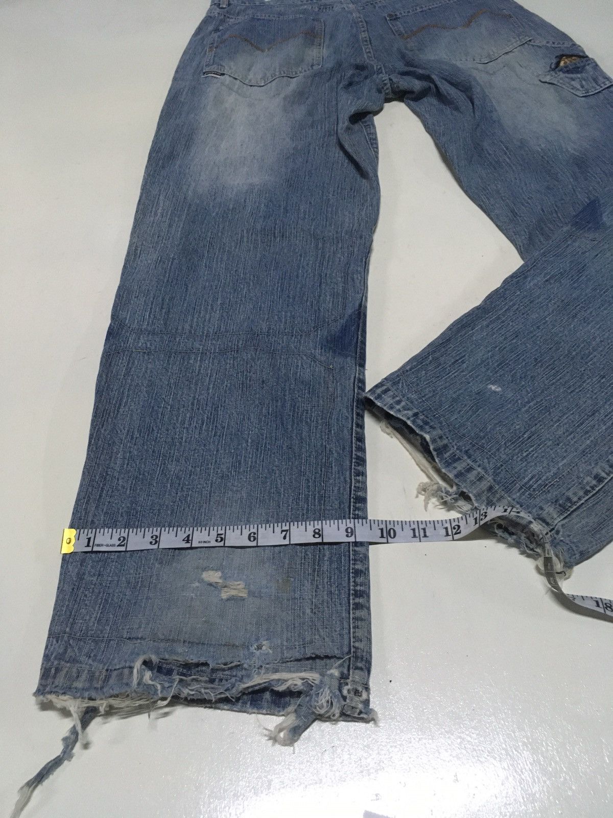 Pelle Pelle × Vintage Vintage pelle pelle marc buchanam carpenter distressed jeans Size US 36 / EU 52 - 7 Thumbnail