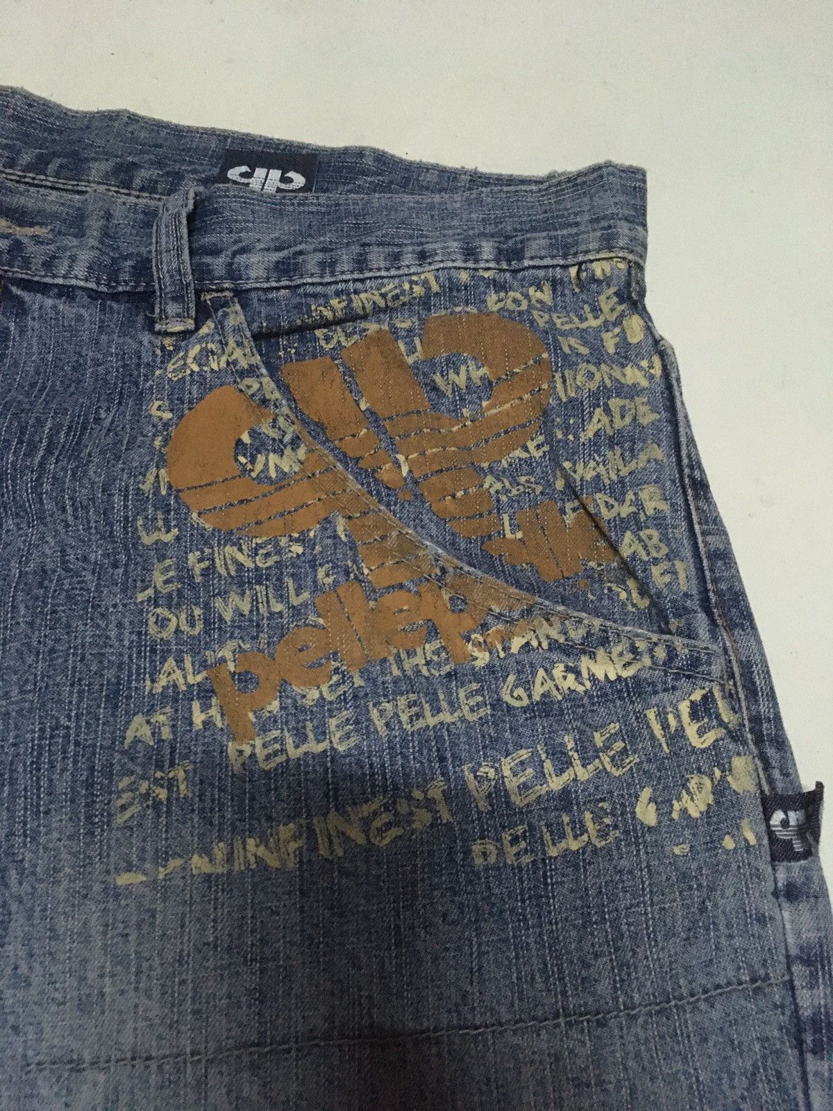 Pelle Pelle × Vintage Vintage pelle pelle marc buchanam carpenter distressed jeans Size US 36 / EU 52 - 8 Thumbnail