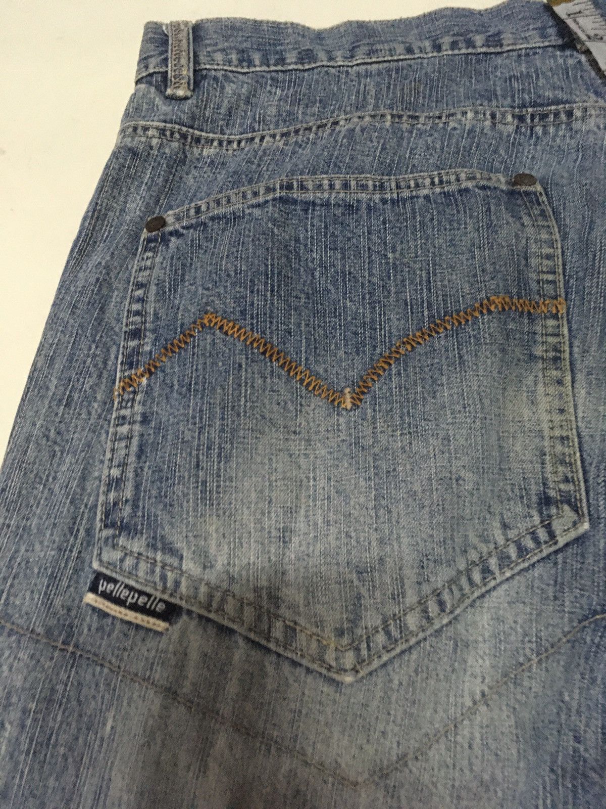 Pelle Pelle × Vintage Vintage pelle pelle marc buchanam carpenter distressed jeans Size US 36 / EU 52 - 13 Thumbnail