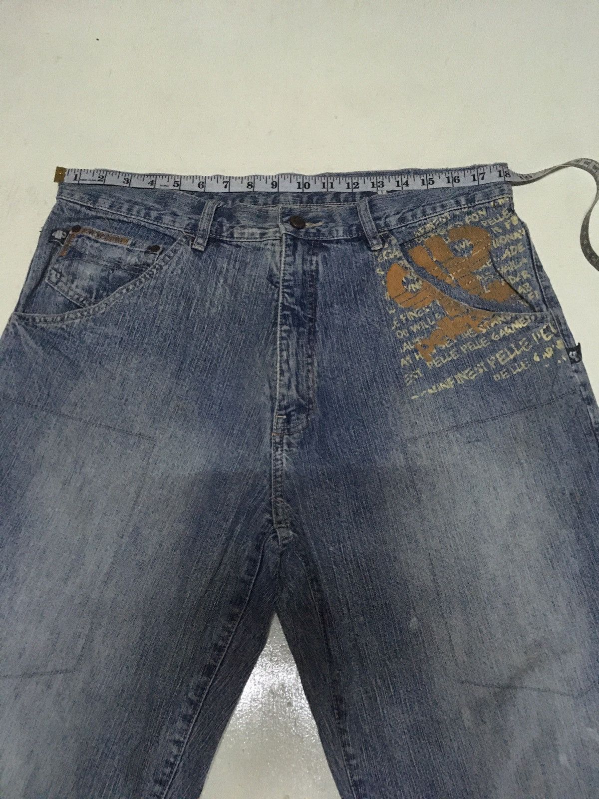 Pelle Pelle × Vintage Vintage pelle pelle marc buchanam carpenter distressed jeans Size US 36 / EU 52 - 4 Thumbnail