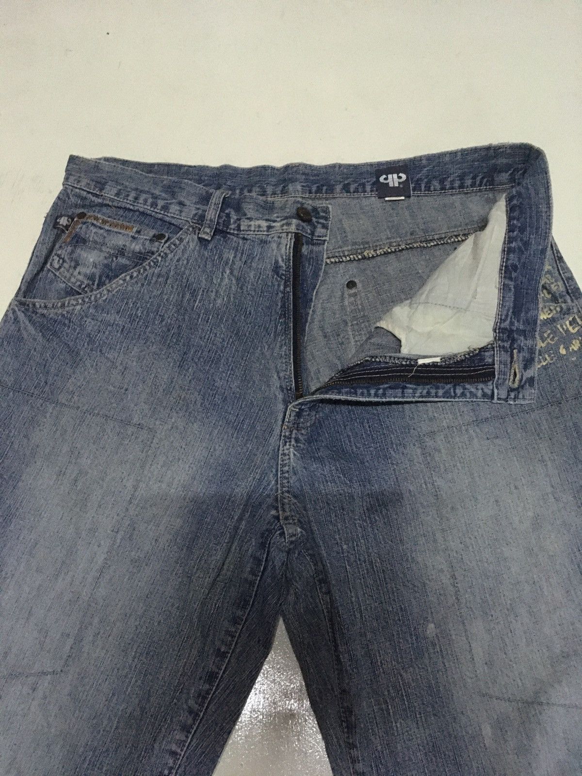 Pelle Pelle × Vintage Vintage pelle pelle marc buchanam carpenter distressed jeans Size US 36 / EU 52 - 6 Thumbnail