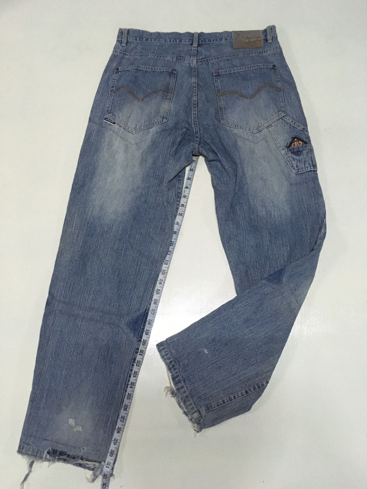 Pelle Pelle × Vintage Vintage pelle pelle marc buchanam carpenter distressed jeans Size US 36 / EU 52 - 3 Thumbnail