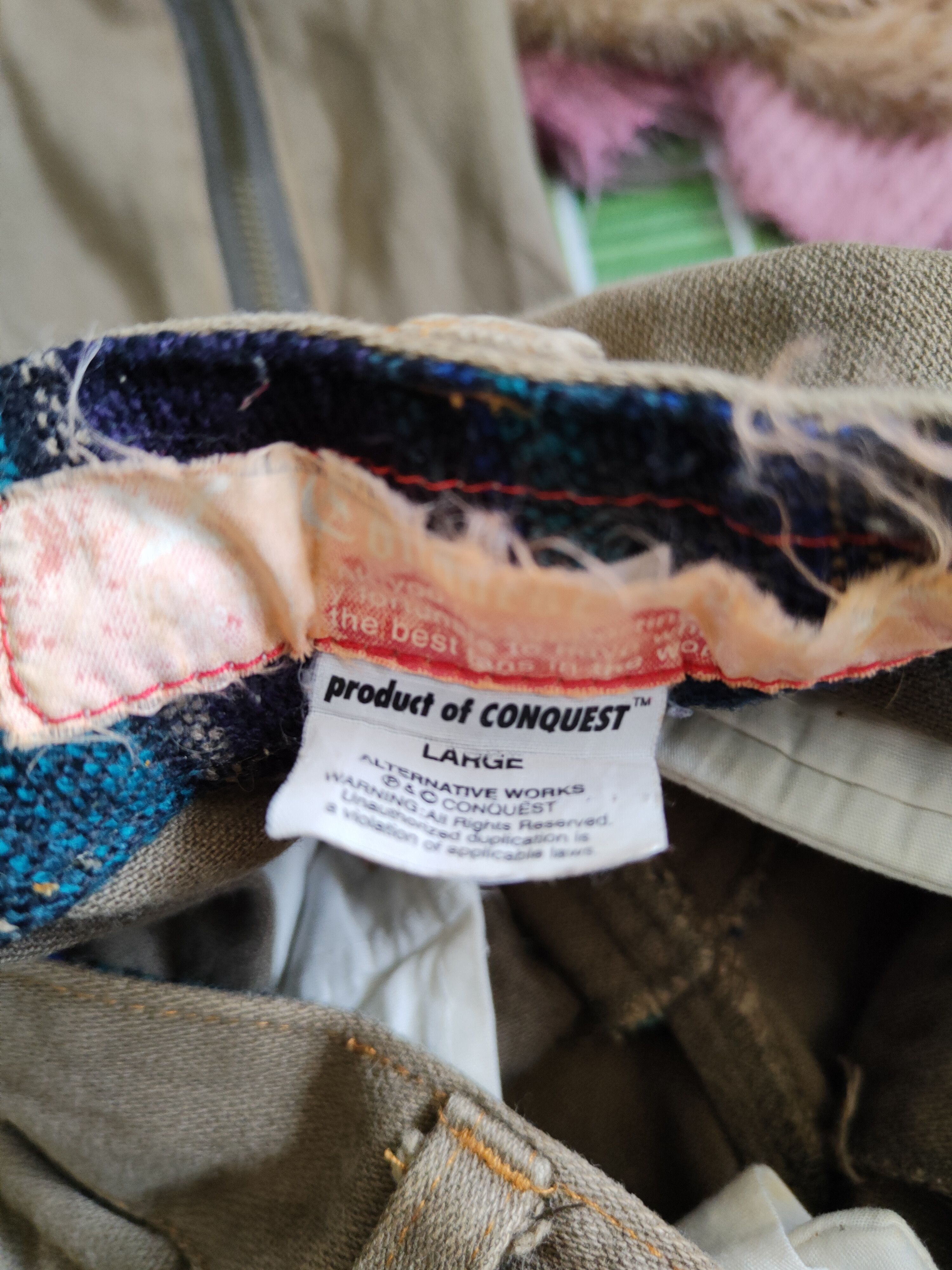 Japanese Brand × Vintage Conquest Dark Brown Faded Multi Pocket Cargo Pants #S563 Size US 32 / EU 48 - 15 Thumbnail