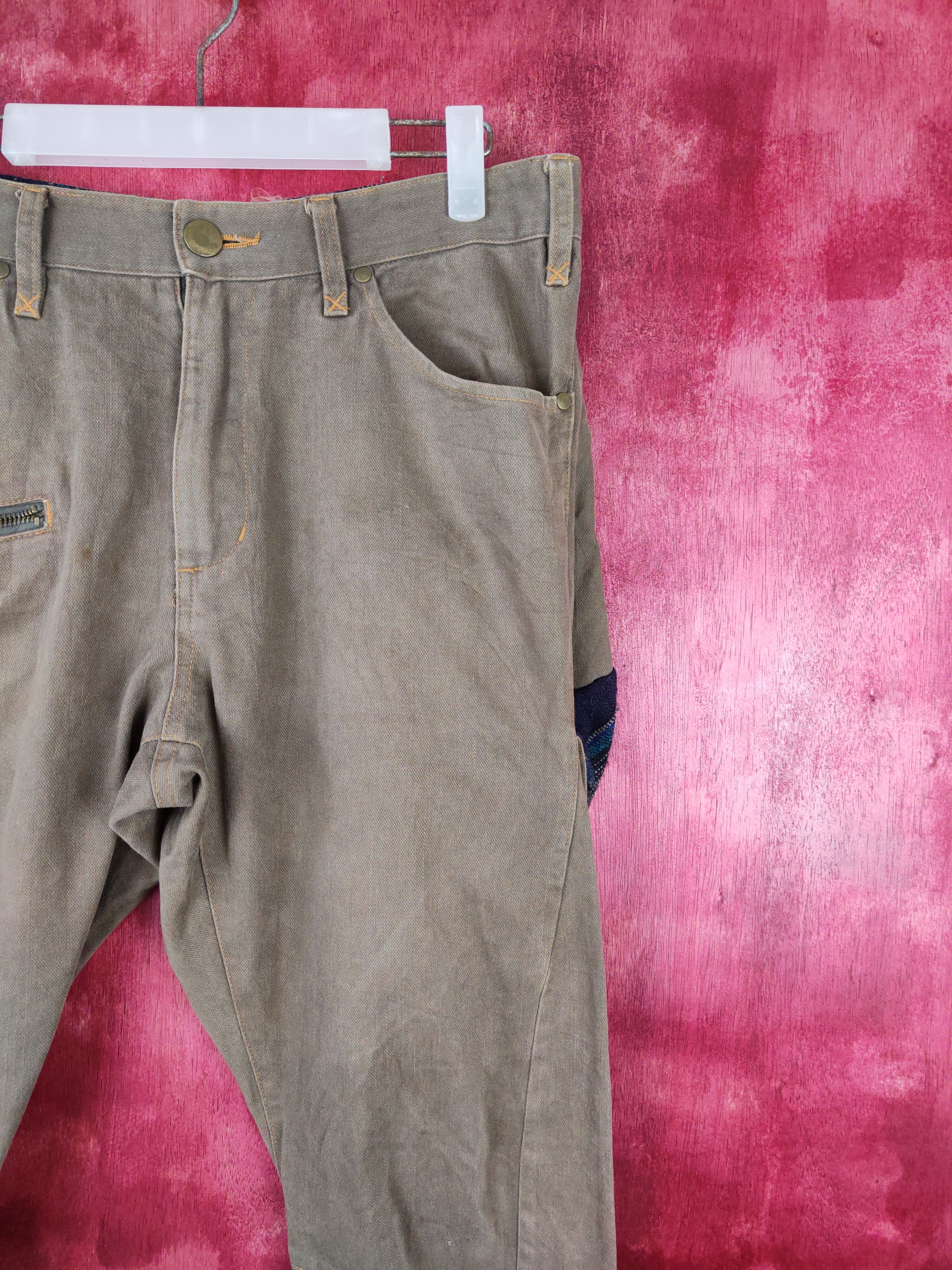 Japanese Brand × Vintage Conquest Dark Brown Faded Multi Pocket Cargo Pants #S563 Size US 32 / EU 48 - 5 Thumbnail
