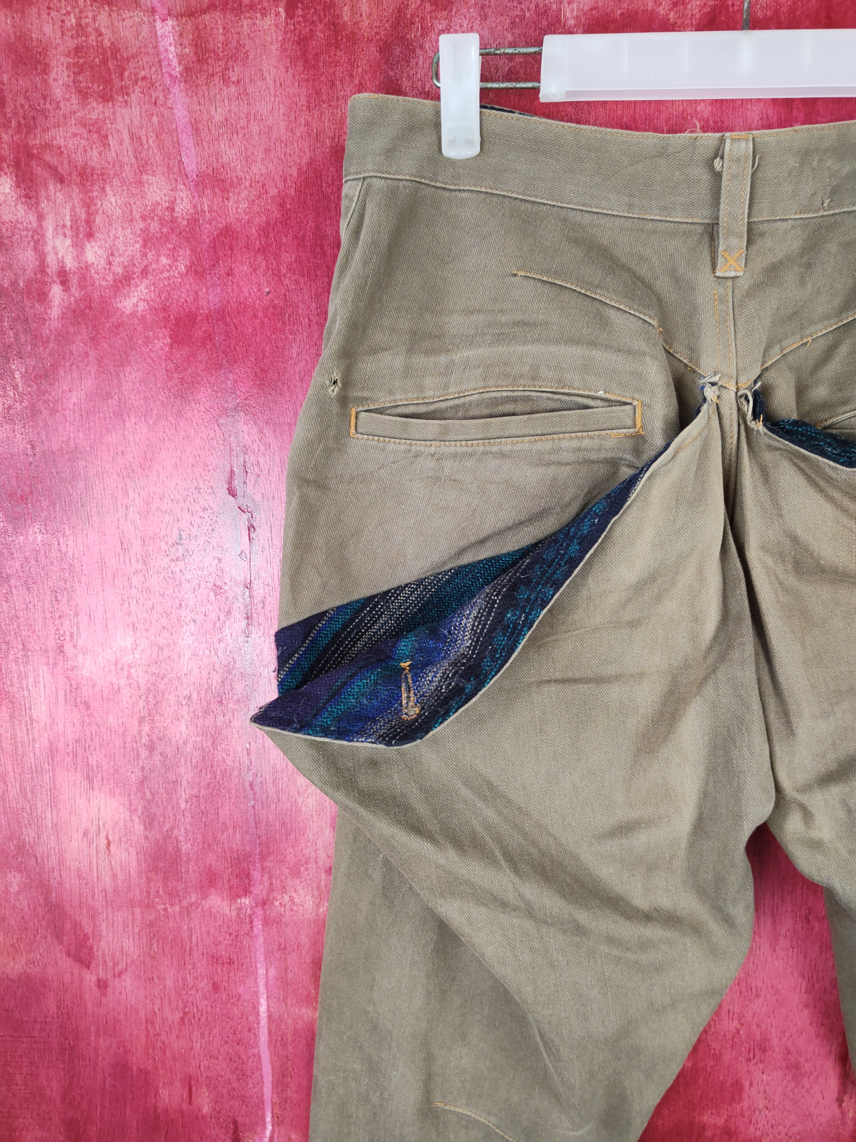 Japanese Brand × Vintage Conquest Dark Brown Faded Multi Pocket Cargo Pants #S563 Size US 32 / EU 48 - 9 Thumbnail