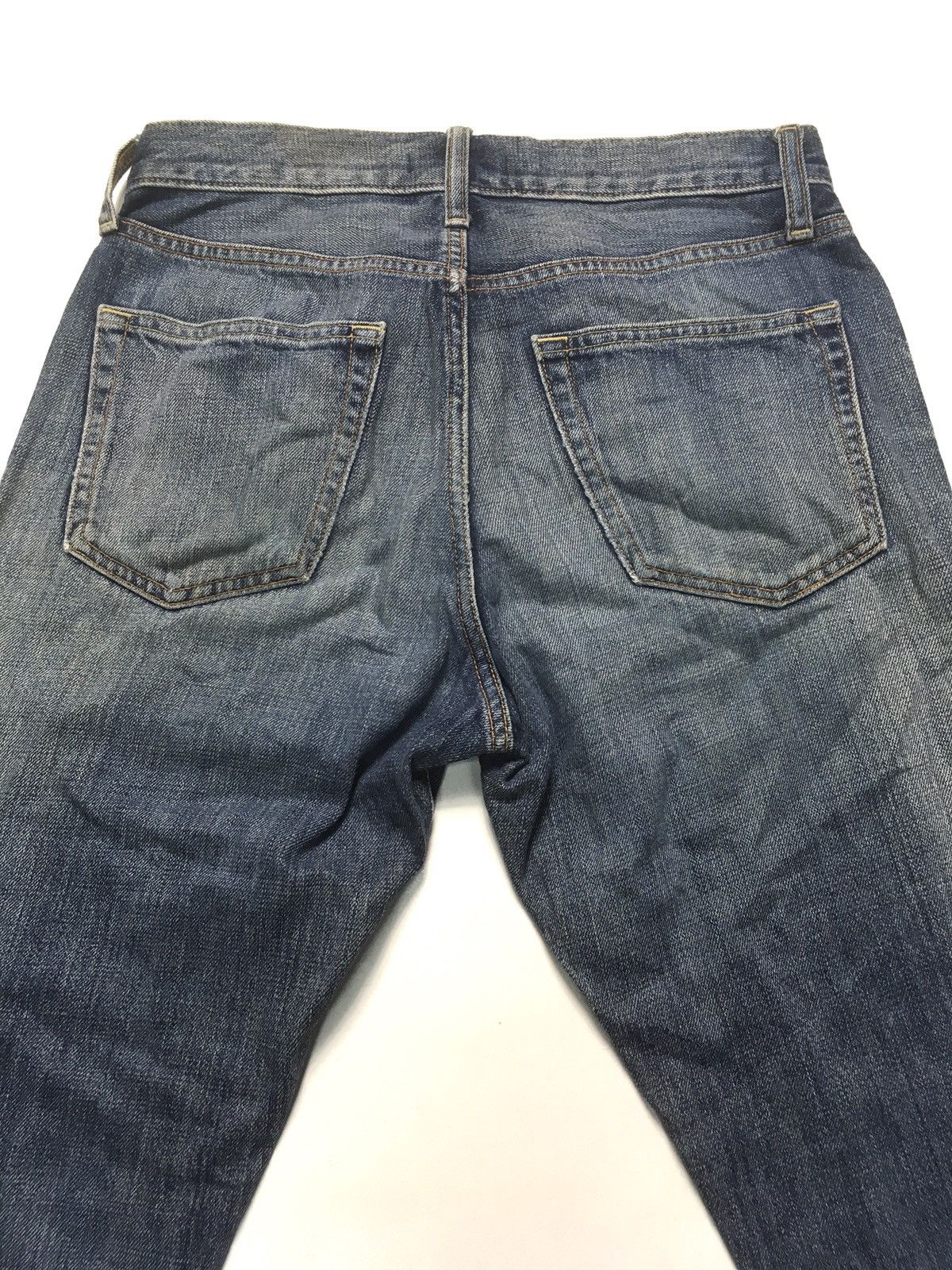 Japanese Brand × Uniqlo × Vintage Vintage uniqlo regular fit distressed selvage jeans japan Size US 30 / EU 46 - 6 Thumbnail