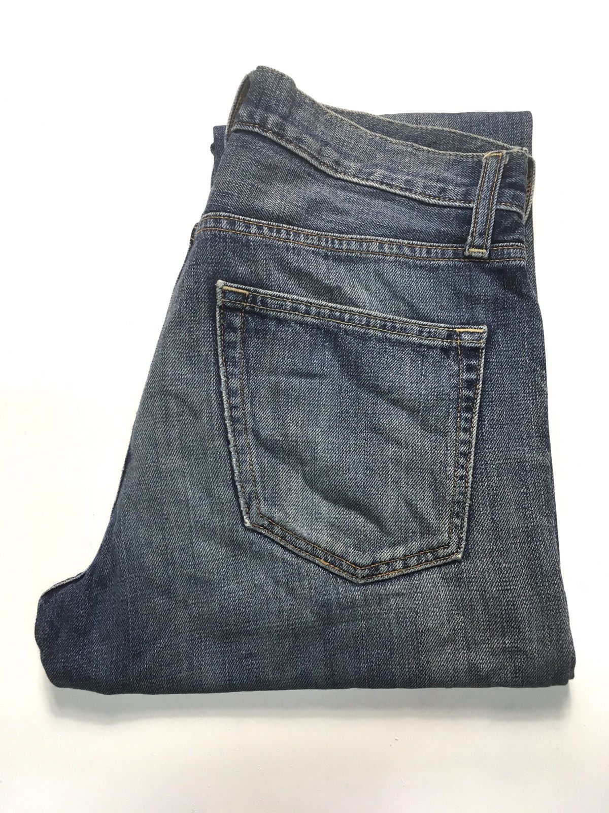 Japanese Brand × Uniqlo × Vintage Vintage uniqlo regular fit distressed selvage jeans japan Size US 30 / EU 46 - 1 Thumbnail