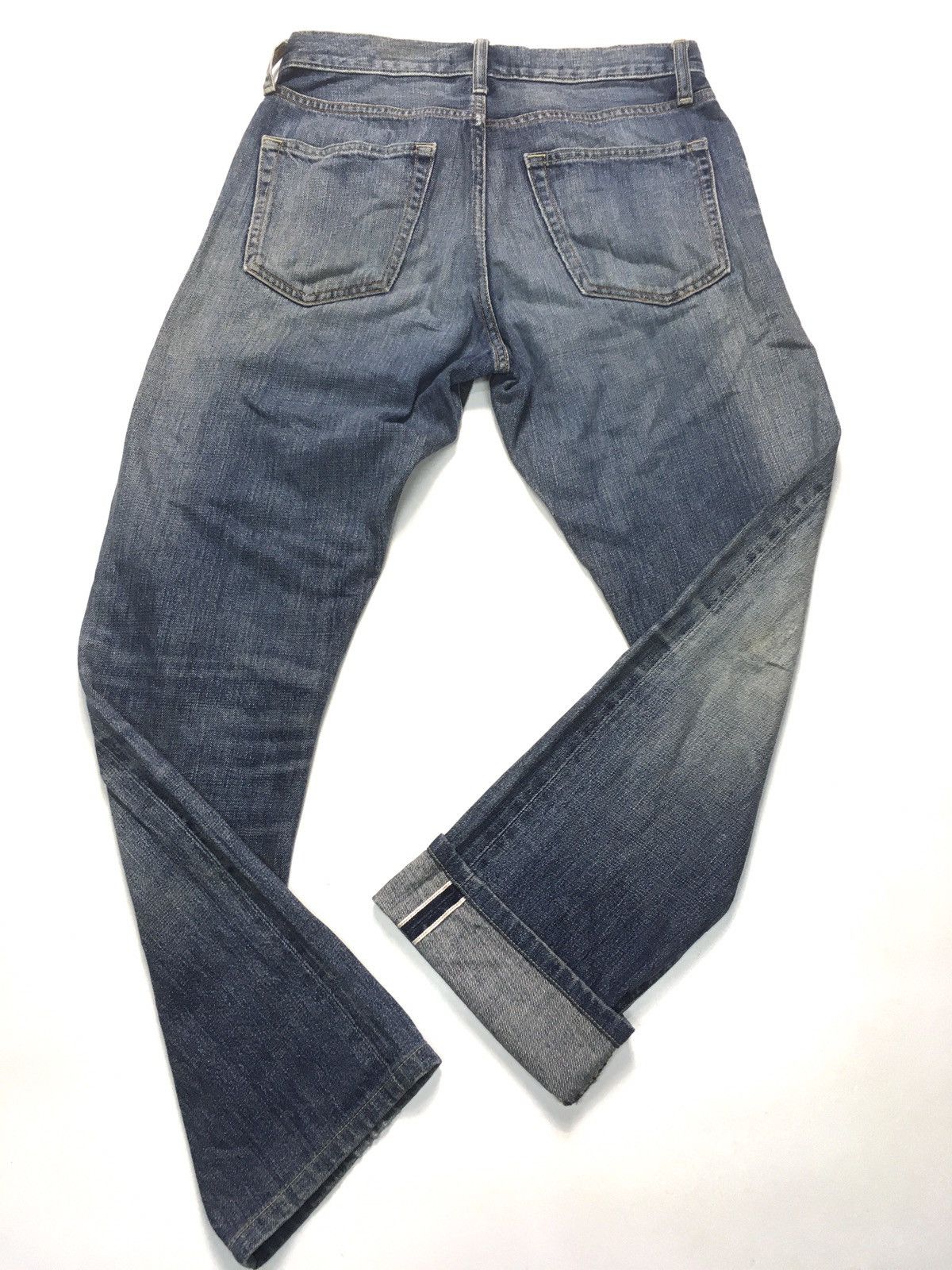Japanese Brand × Uniqlo × Vintage Vintage uniqlo regular fit distressed selvage jeans japan Size US 30 / EU 46 - 11 Thumbnail