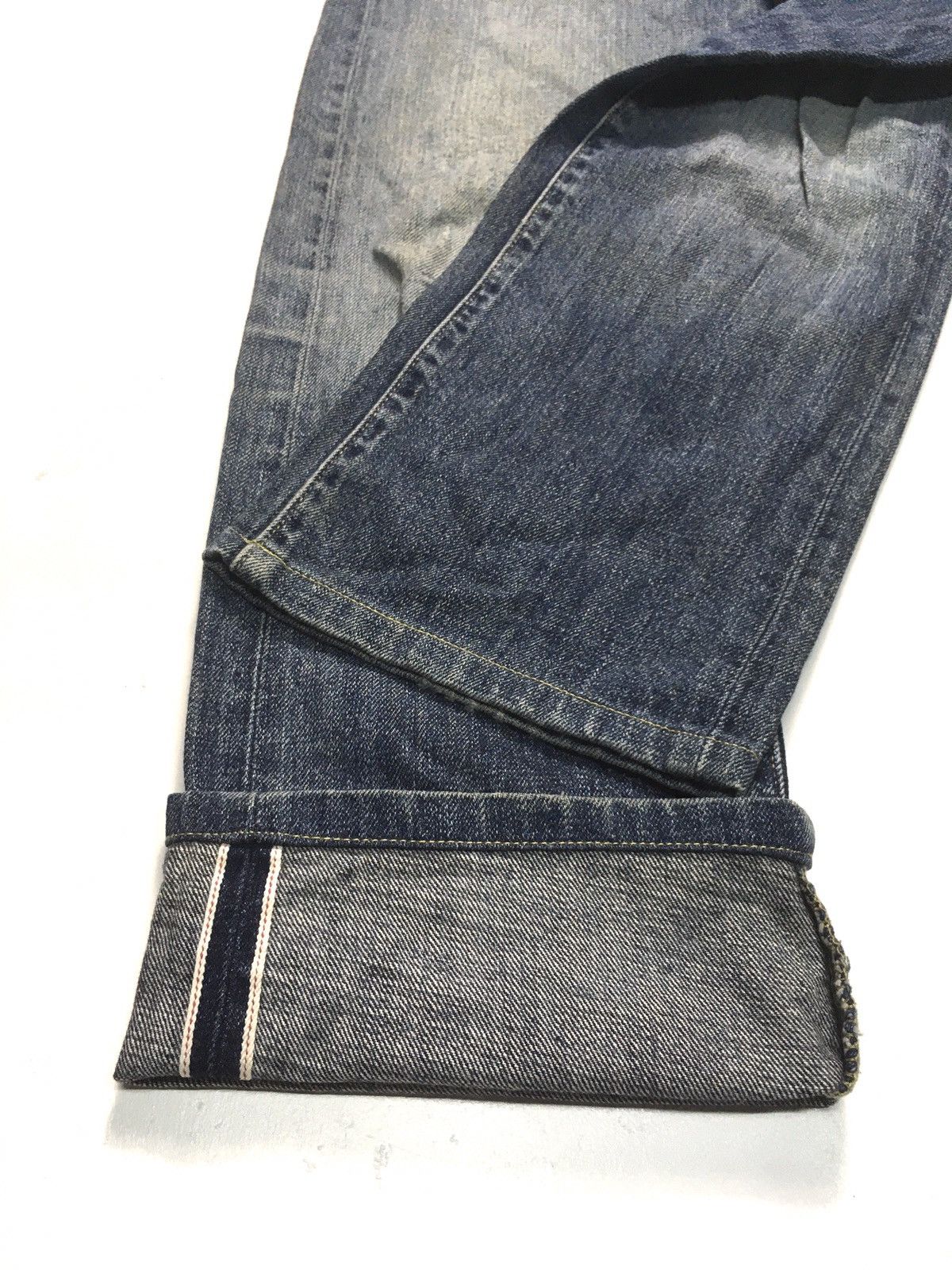 Japanese Brand × Uniqlo × Vintage Vintage uniqlo regular fit distressed selvage jeans japan Size US 30 / EU 46 - 13 Thumbnail